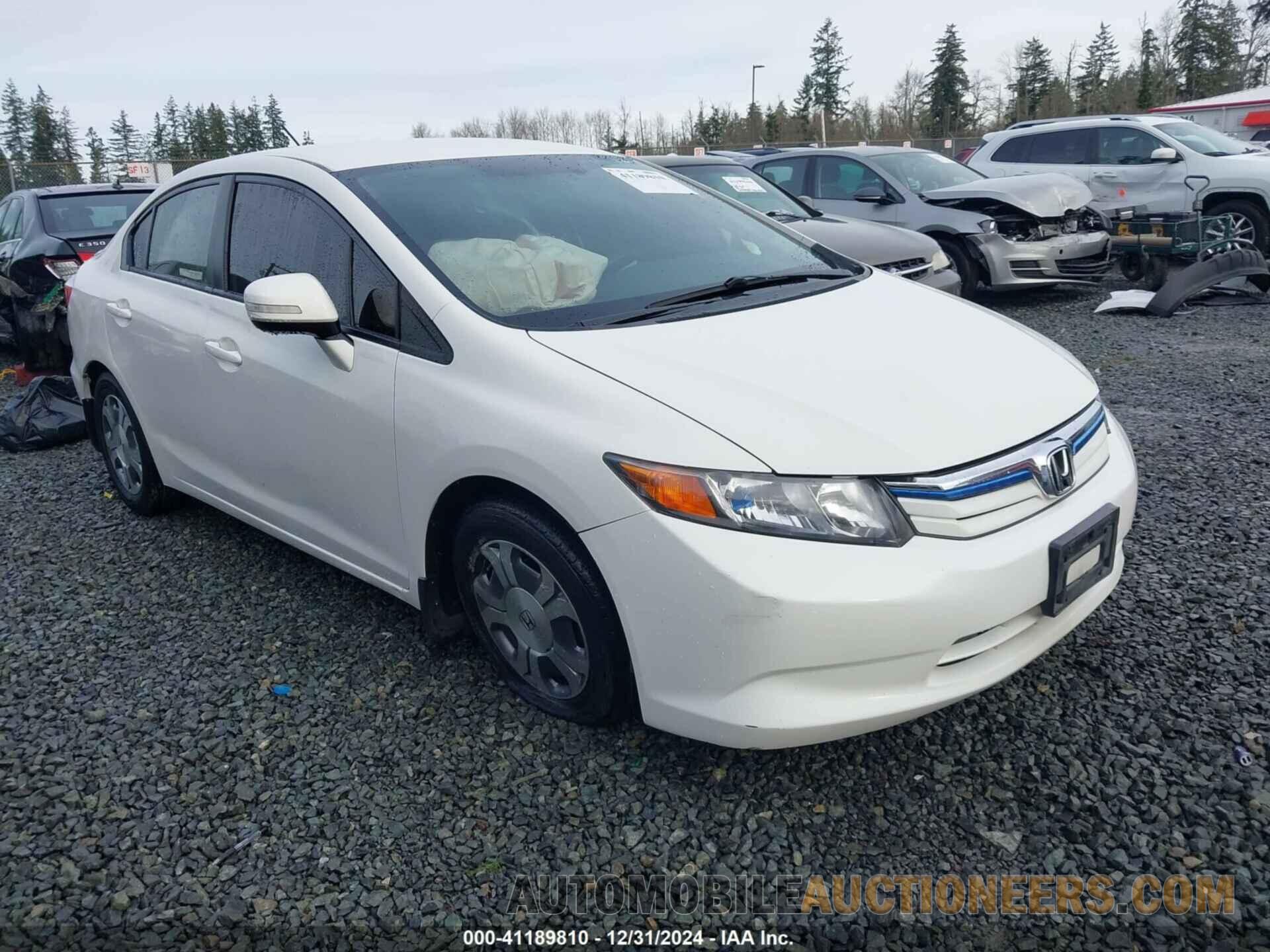 JHMFB4F29CS009548 HONDA CIVIC HYBRID 2012