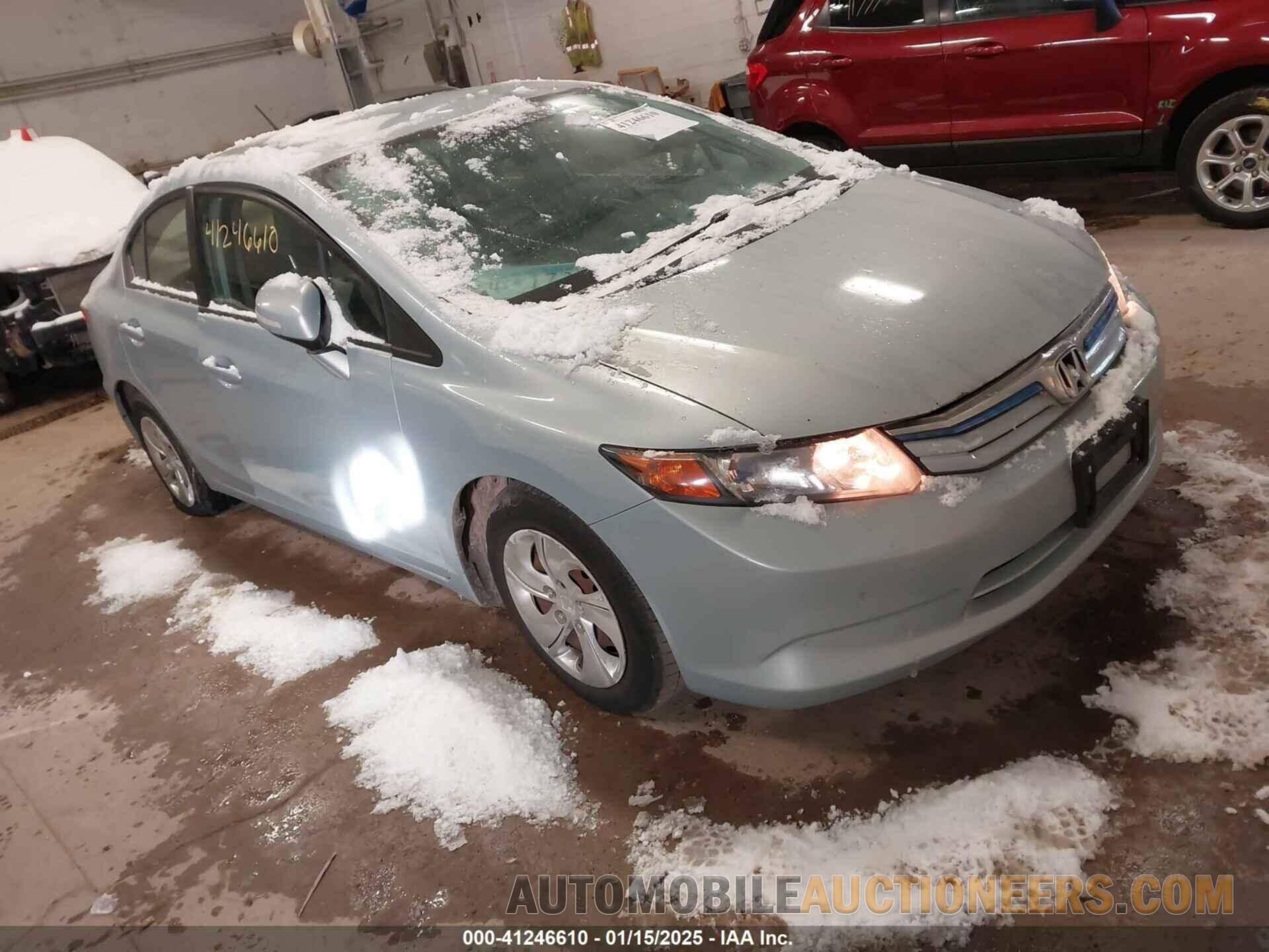 JHMFB4F35CS003643 HONDA CIVIC HYBRID 2012