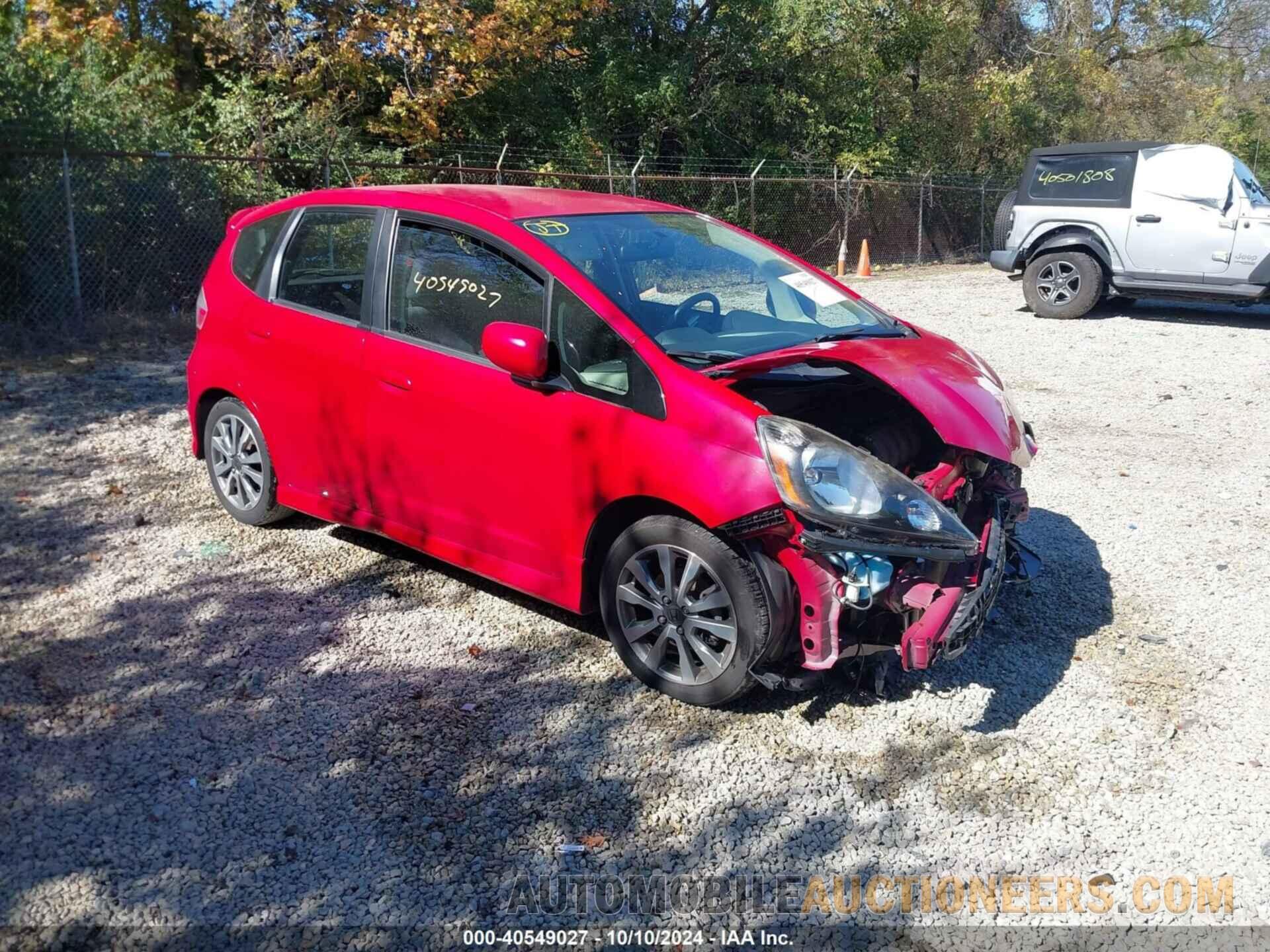 JHMGE8H51DC044350 HONDA FIT 2013