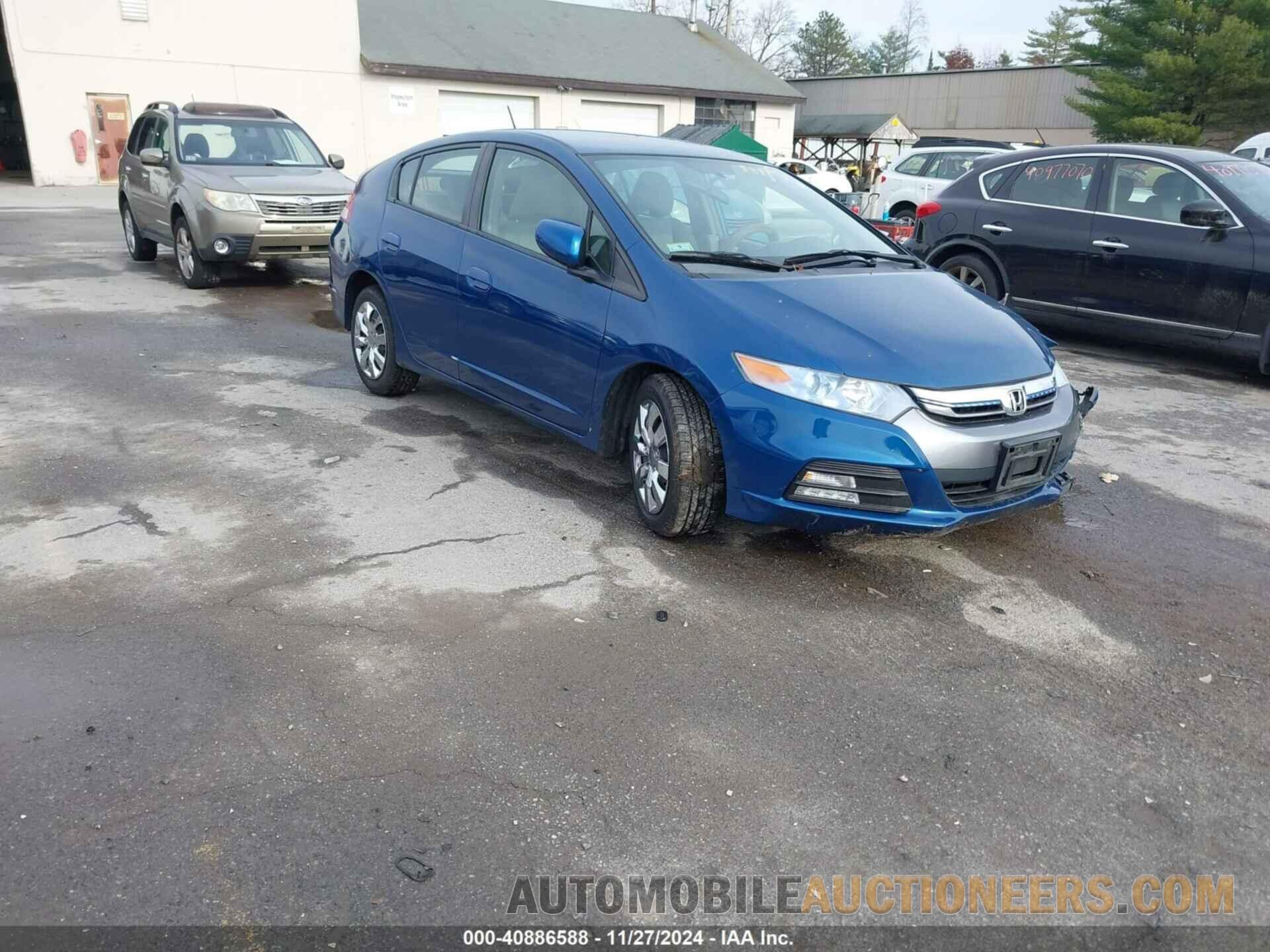 JHMZE2H52CS005888 HONDA INSIGHT 2012