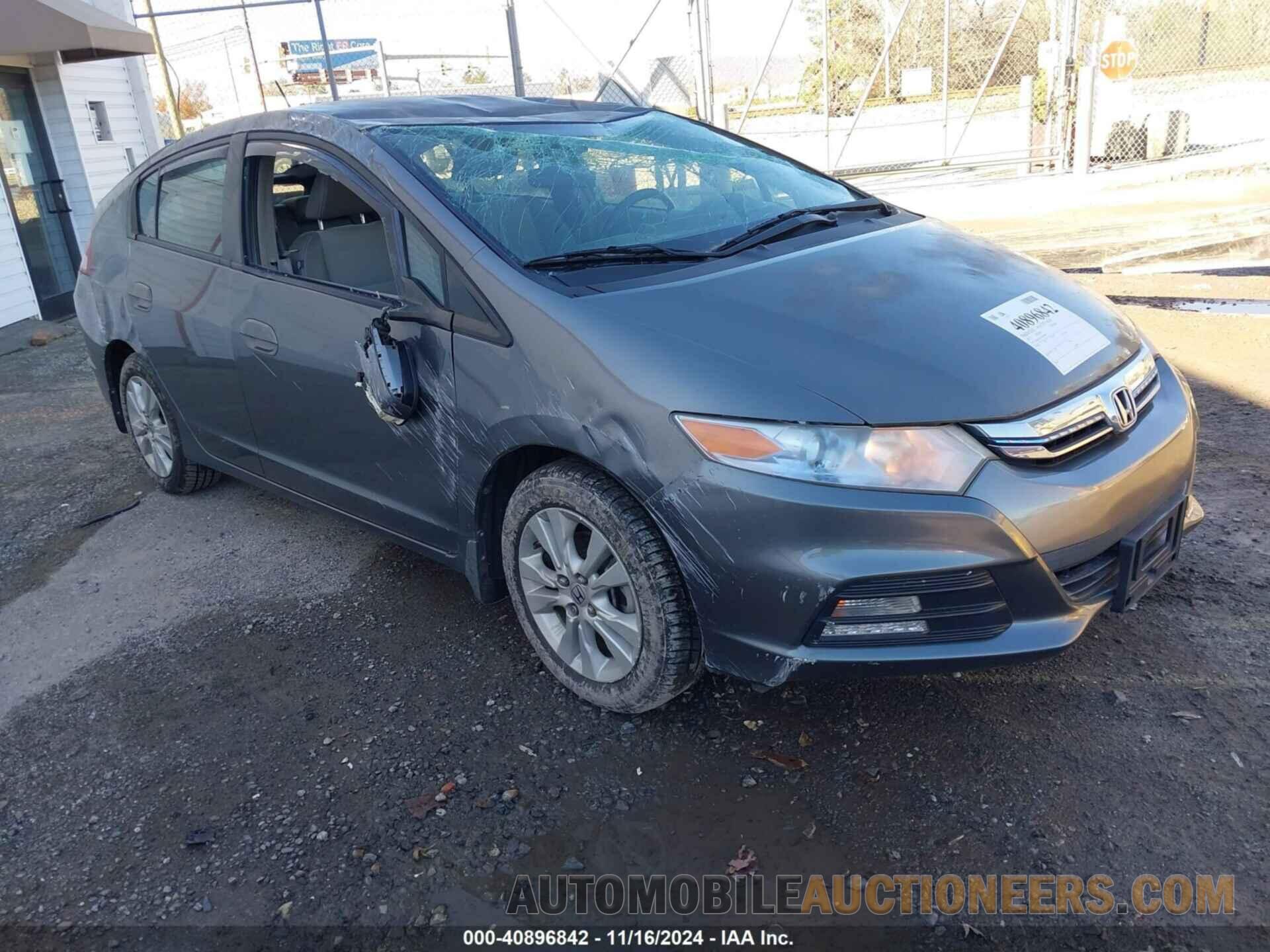 JHMZE2H7XCS000925 HONDA INSIGHT 2012