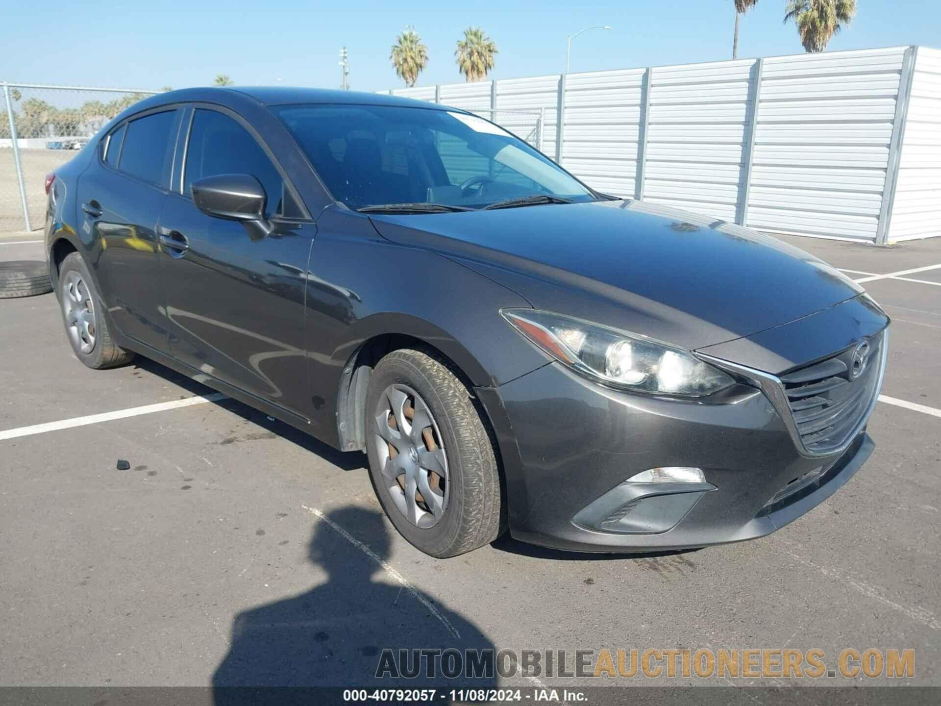 JM1BM1T72G1319271 MAZDA MAZDA3 2016