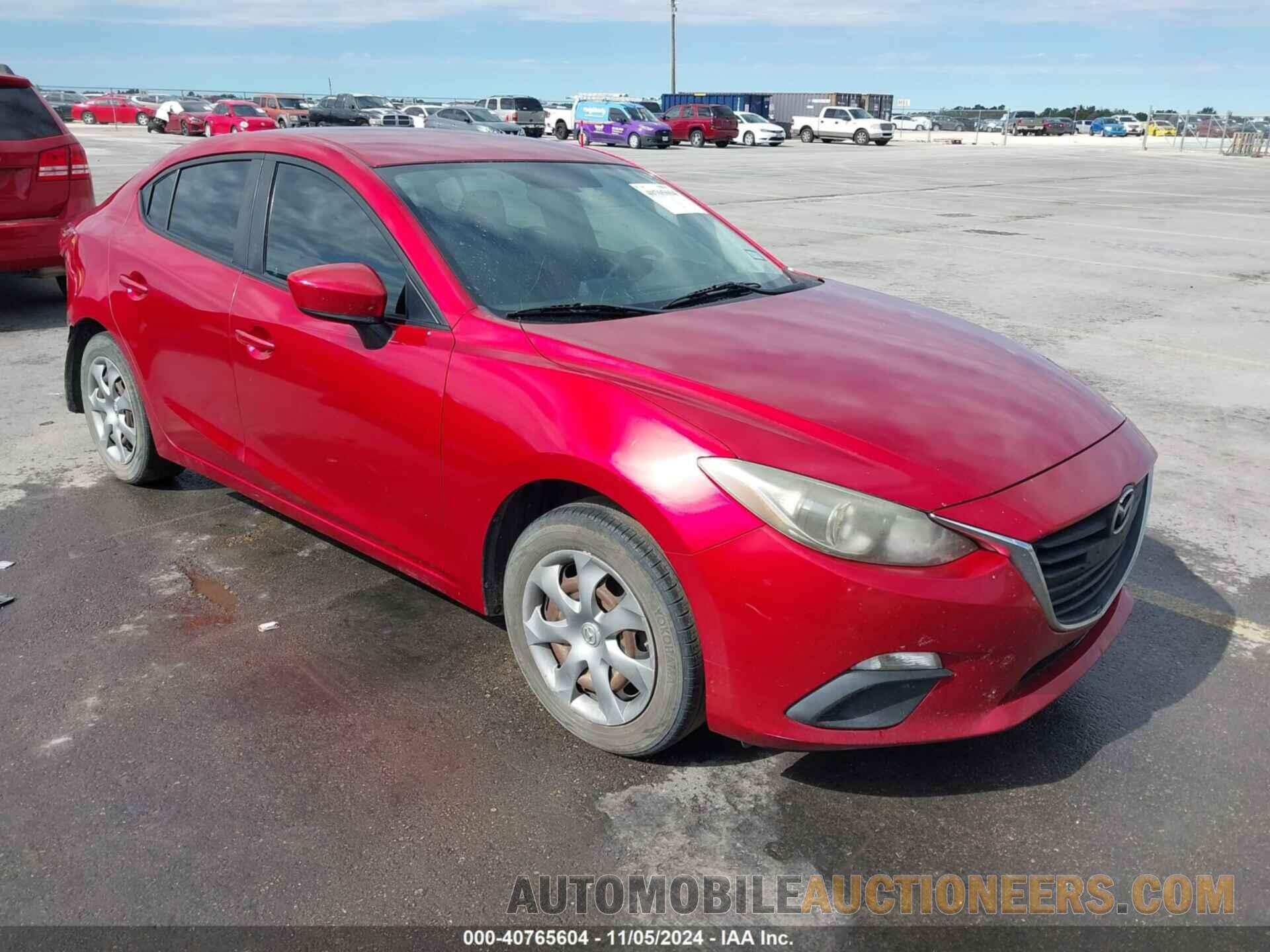 JM1BM1U73E1114022 MAZDA MAZDA3 2014