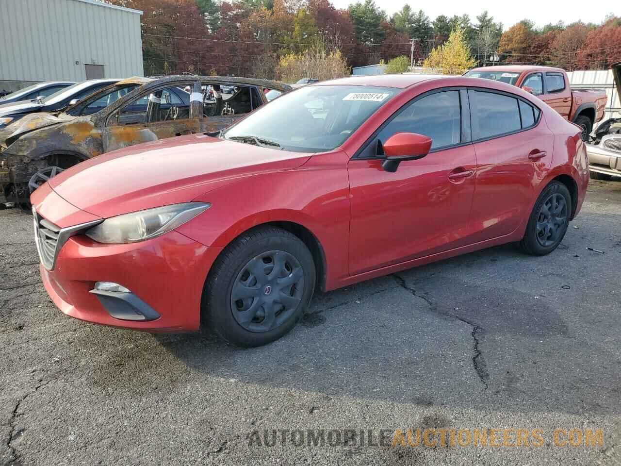 JM1BM1U76E1143014 MAZDA 3 2014