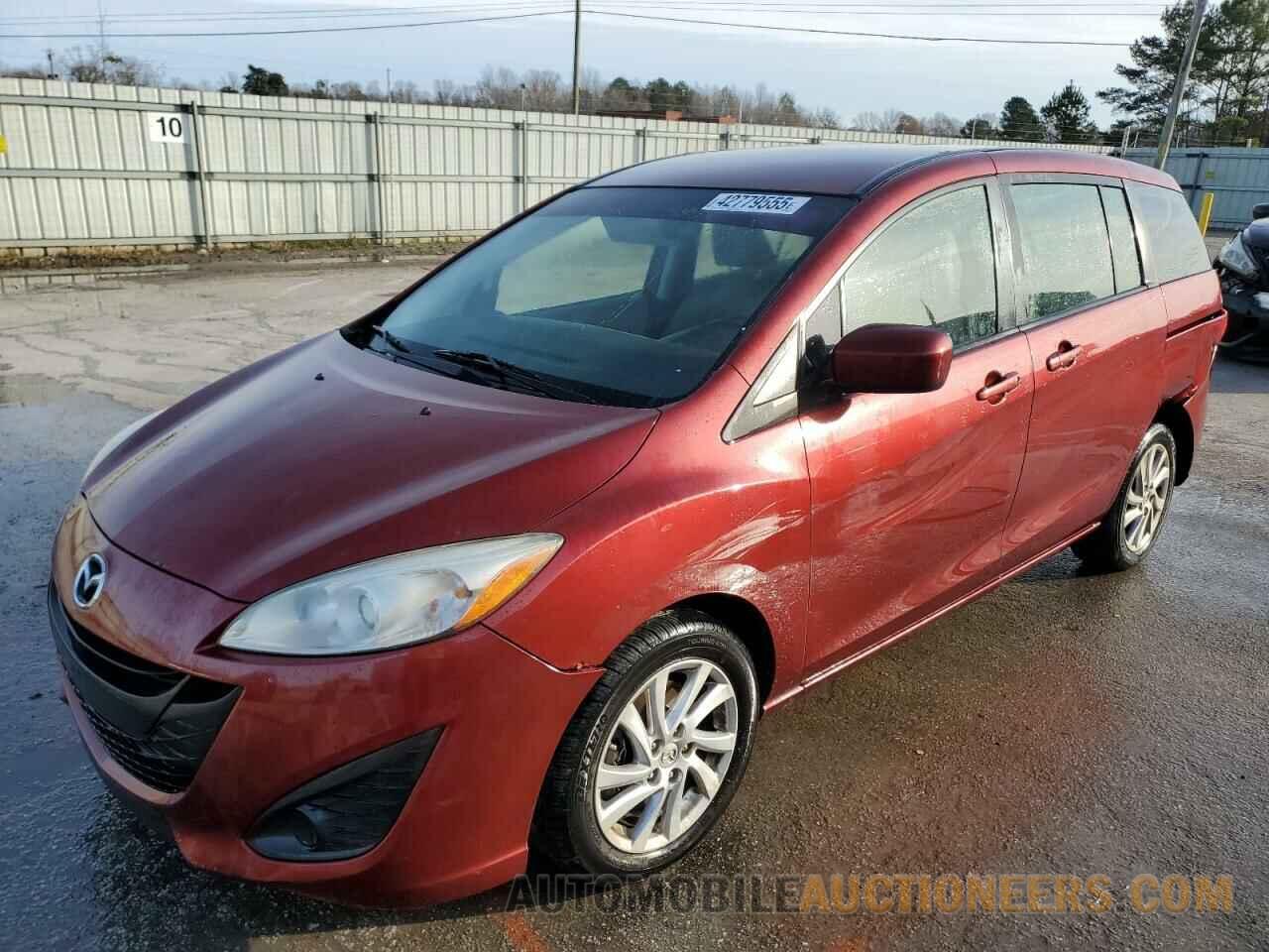 JM1CW2BL7C0133907 MAZDA 5 2012