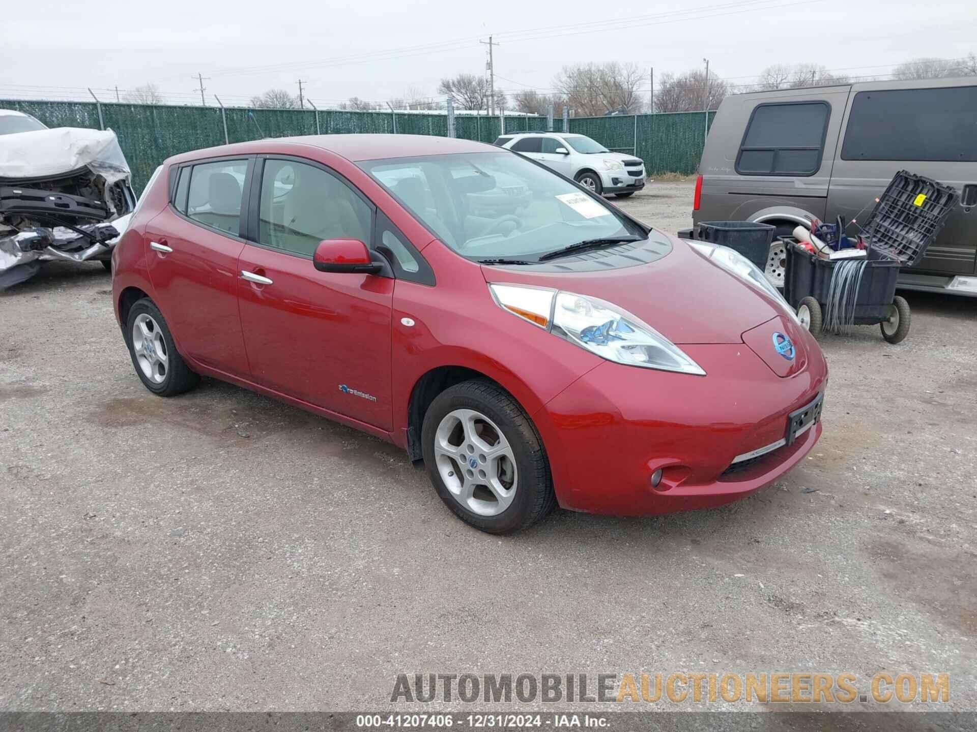 JN1AZ0CP7CT023607 NISSAN LEAF 2012