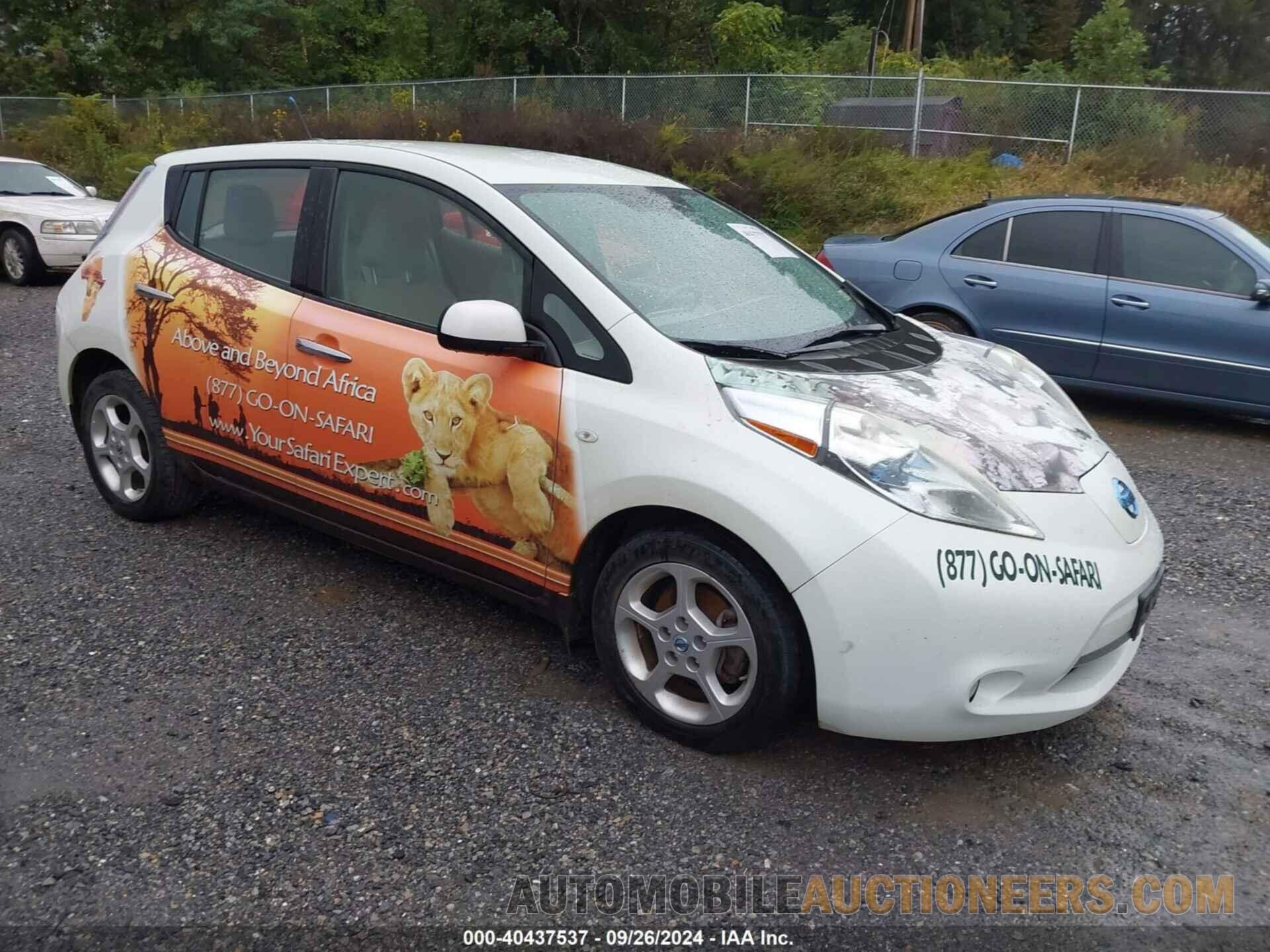 JN1AZ0CP9CT023995 NISSAN LEAF 2012