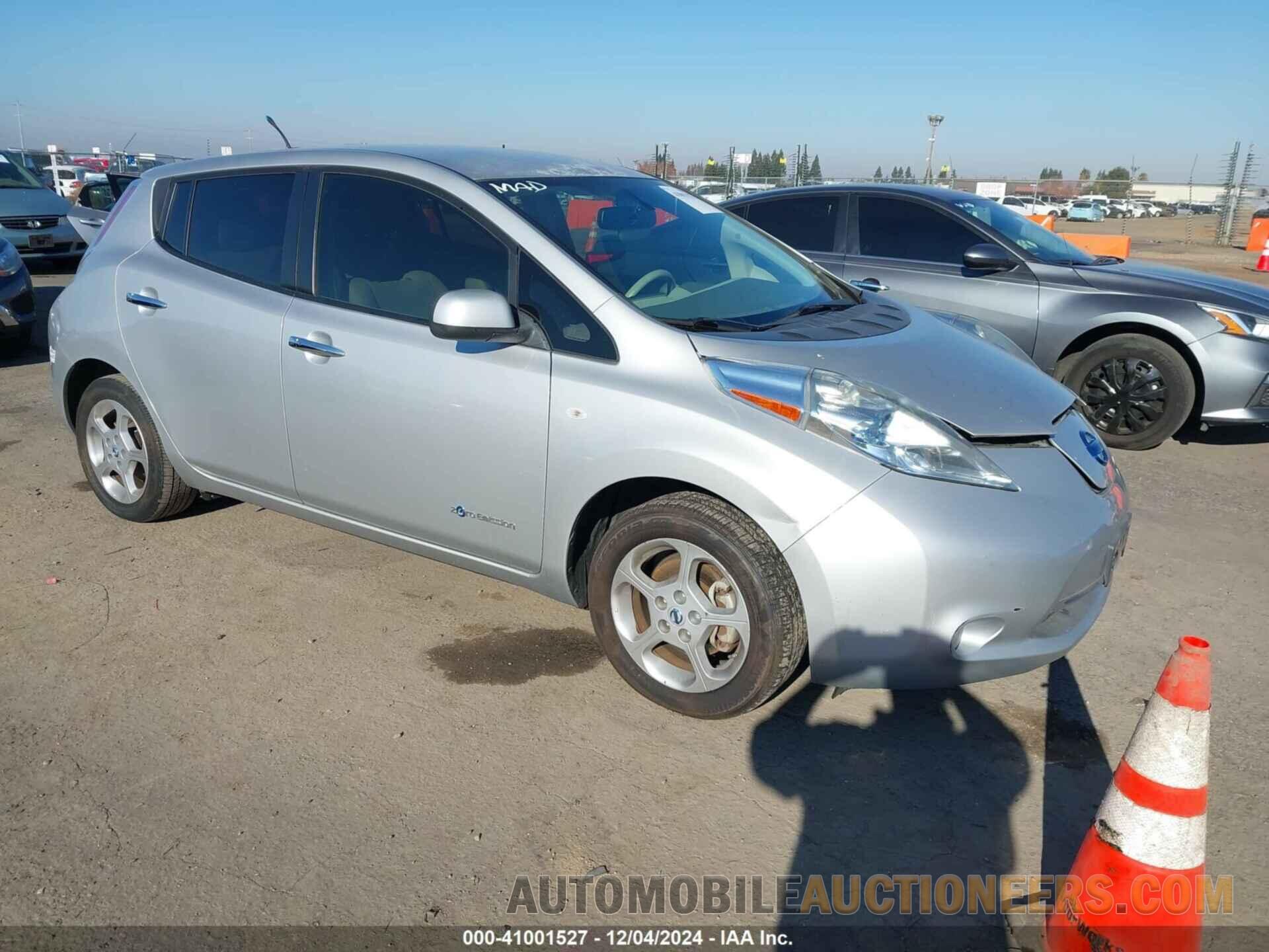 JN1AZ0CPXCT016411 NISSAN LEAF 2012