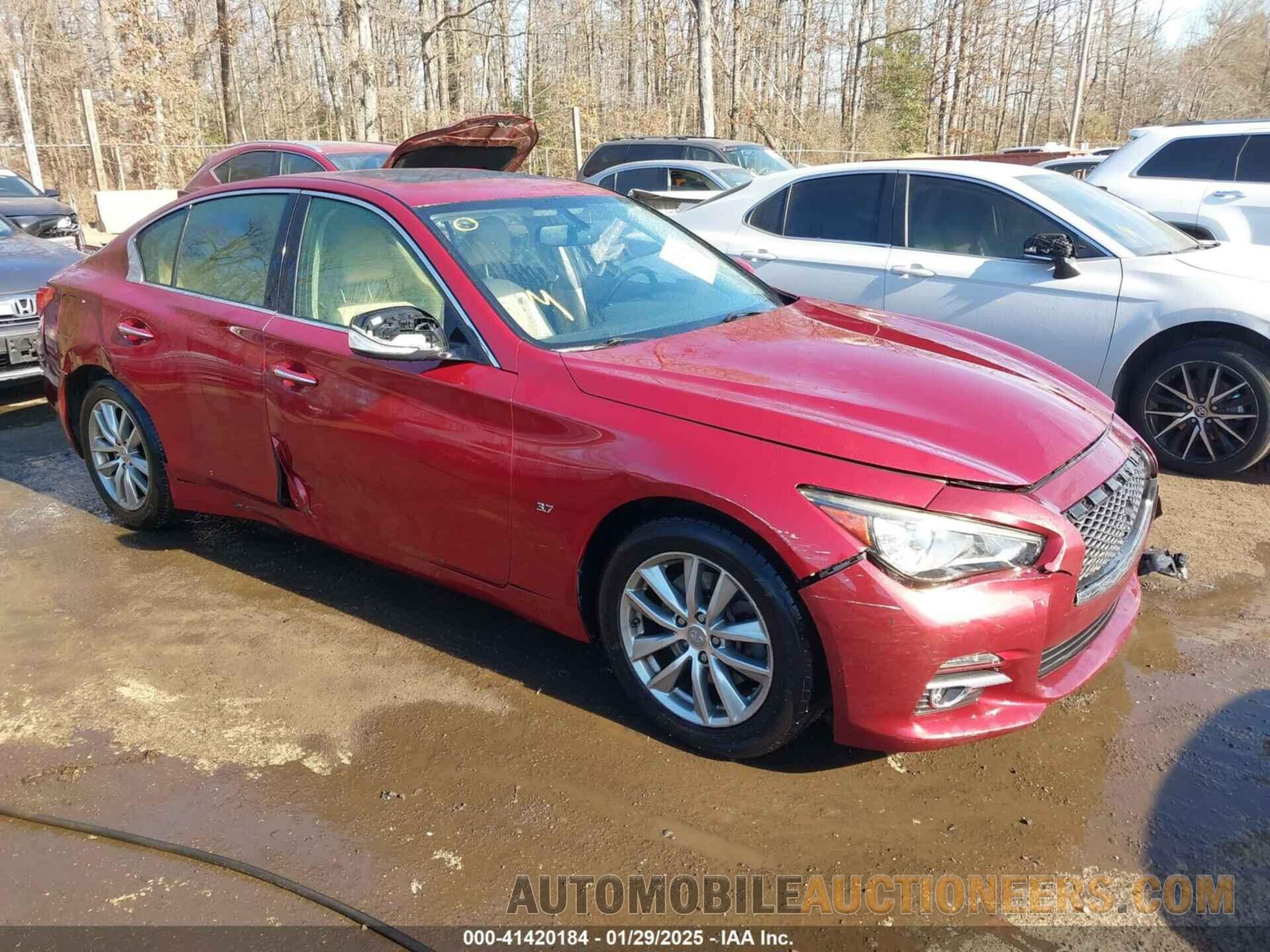 JN1BV7AR8EM681477 INFINITI Q50 2014