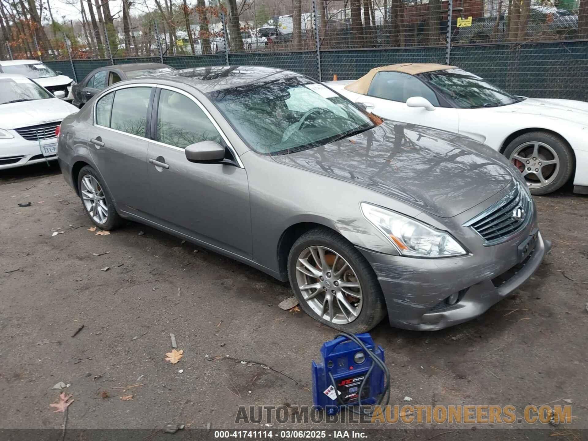 JN1CV6ARXCM682657 INFINITI G37X 2012