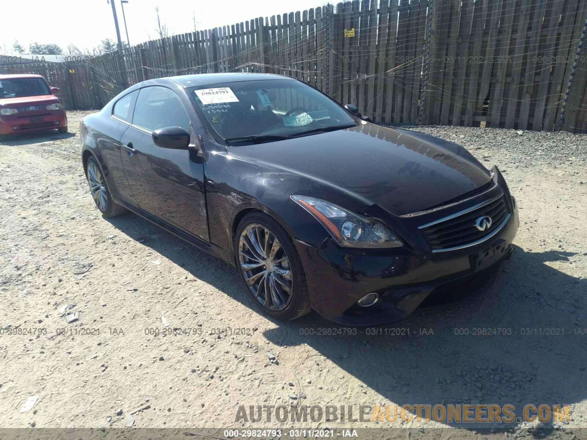 JN1CV6EK7DM921015 INFINITI G37 COUPE 2013