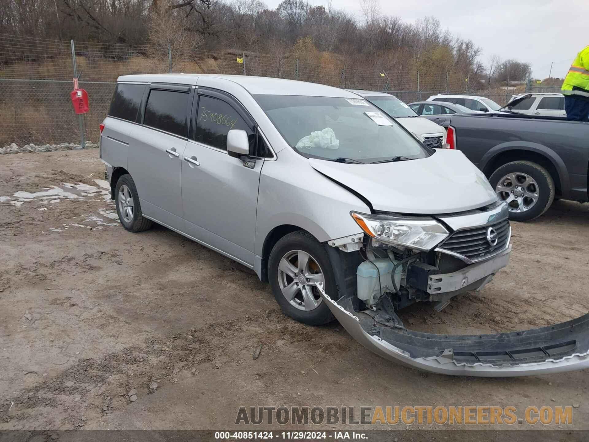 JN8AE2KP4D9061692 NISSAN QUEST 2013