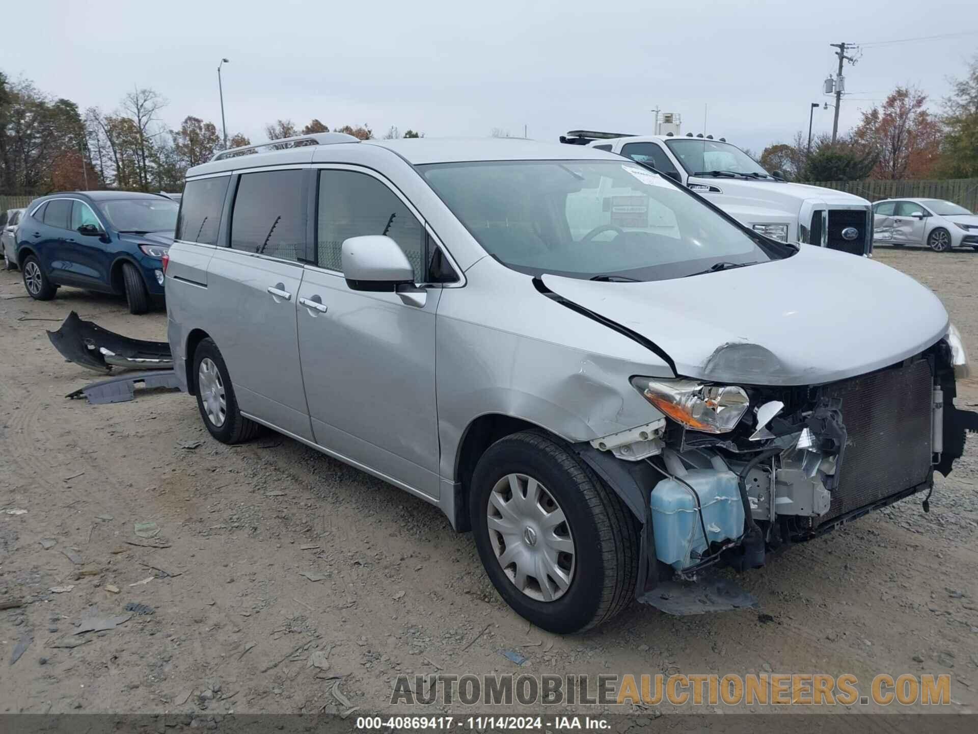 JN8AE2KP4D9069100 NISSAN QUEST 2013