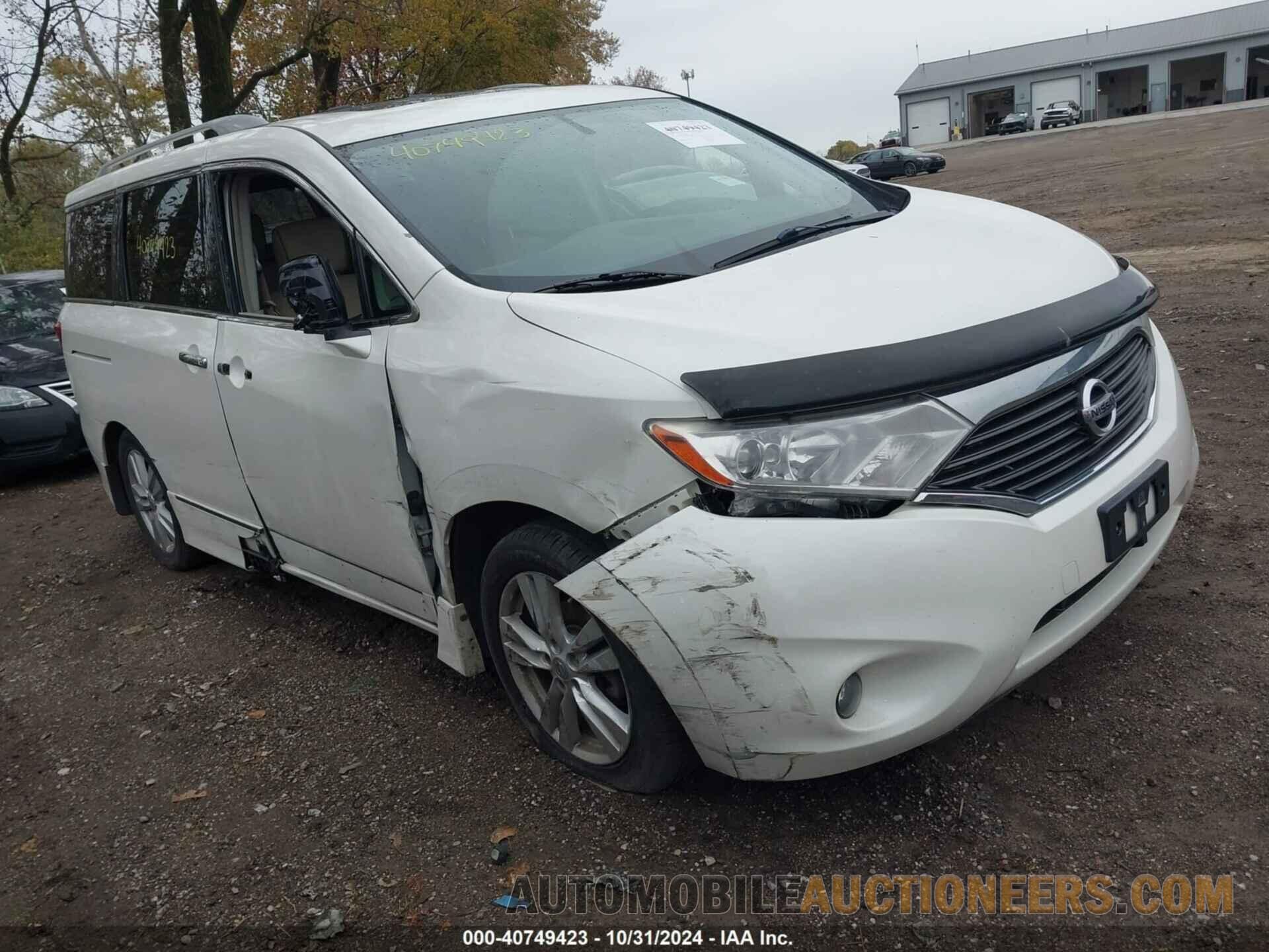 JN8AE2KP6E9105483 NISSAN QUEST 2014