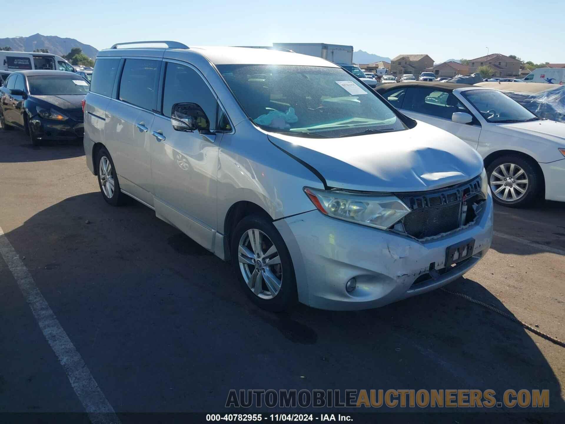 JN8AE2KP7C9041791 NISSAN QUEST 2012