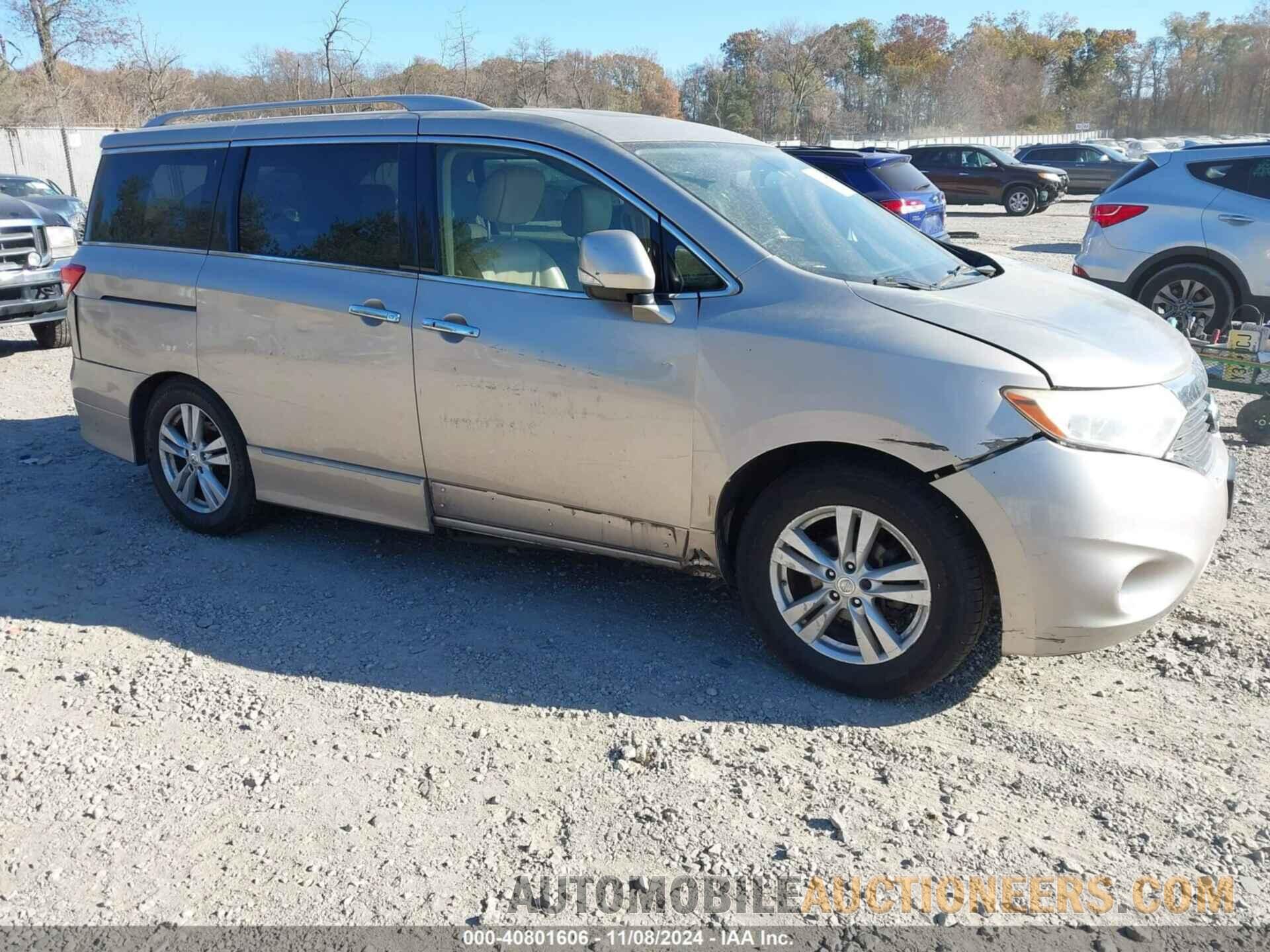 JN8AE2KP8D9067477 NISSAN QUEST 2013