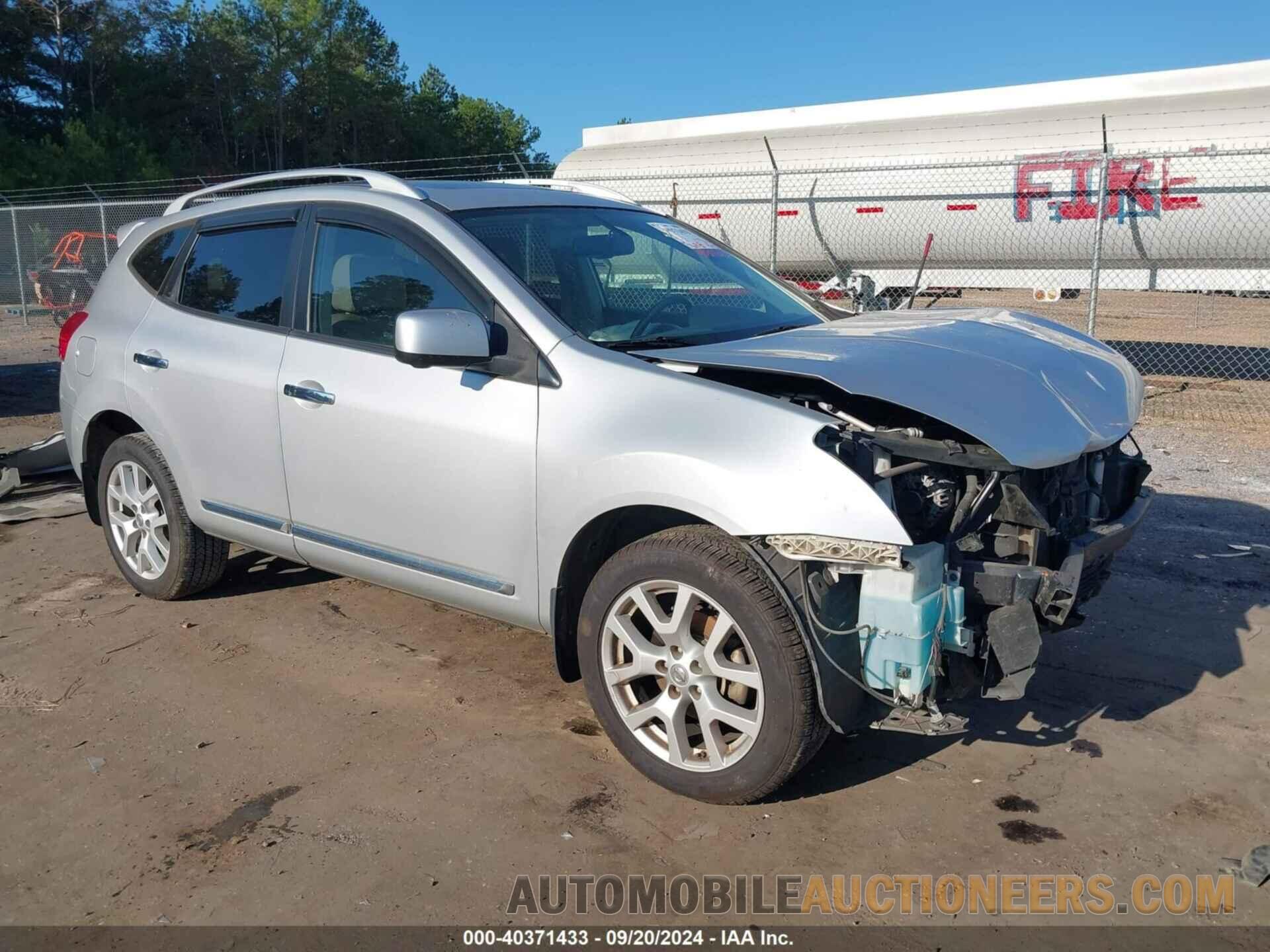 JN8AS5MT3CW285167 NISSAN ROGUE 2012