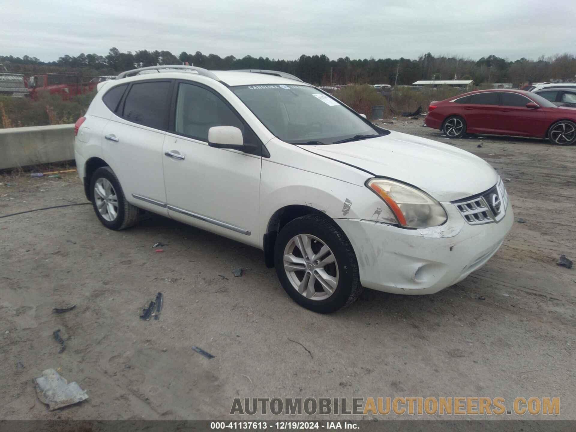 JN8AS5MT7CW253869 NISSAN ROGUE 2012