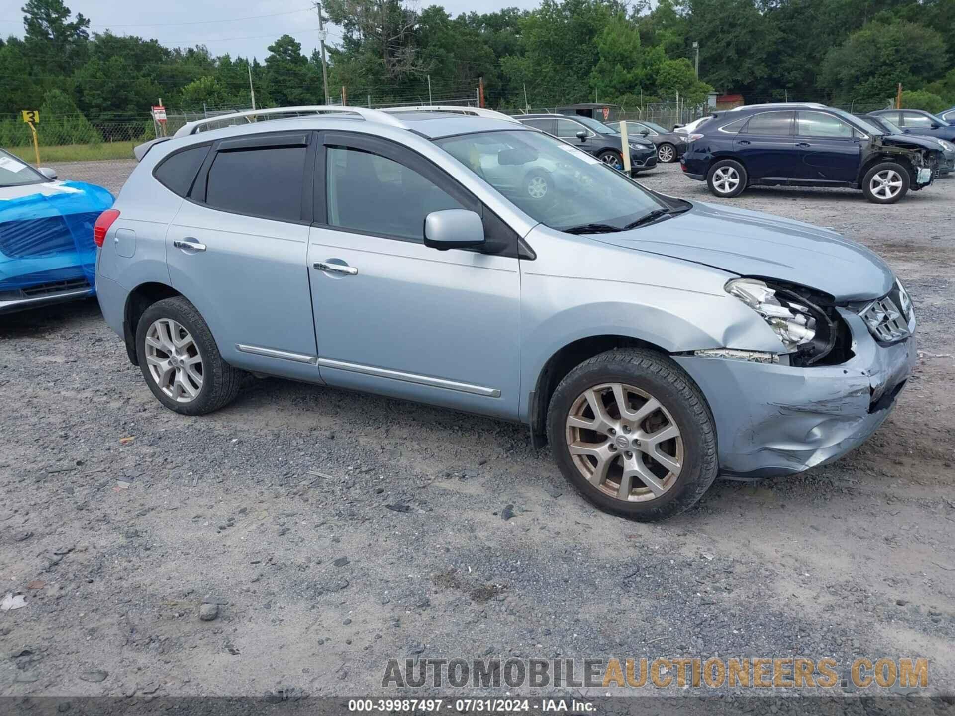 JN8AS5MV5DW134866 NISSAN ROGUE 2013