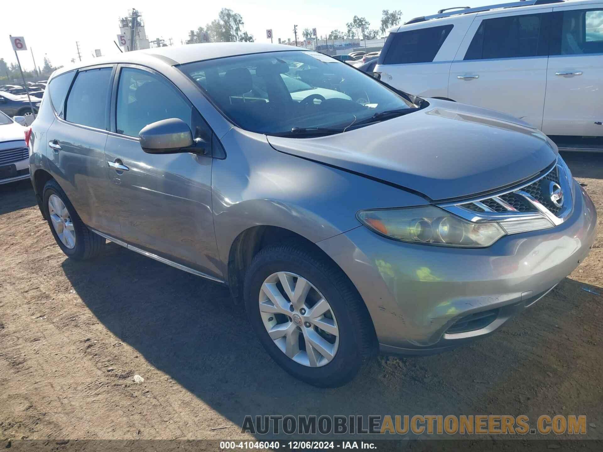 JN8AZ1MU0CW114437 NISSAN MURANO 2012