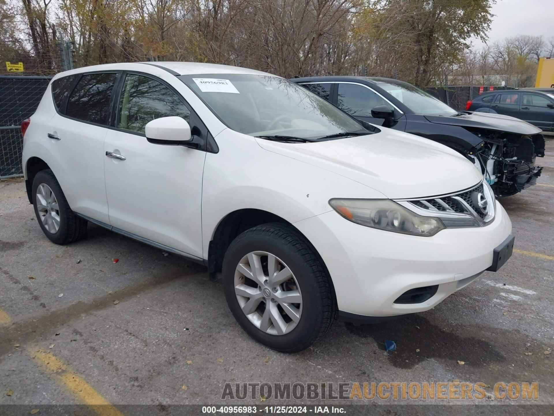 JN8AZ1MU0DW213342 NISSAN MURANO 2013