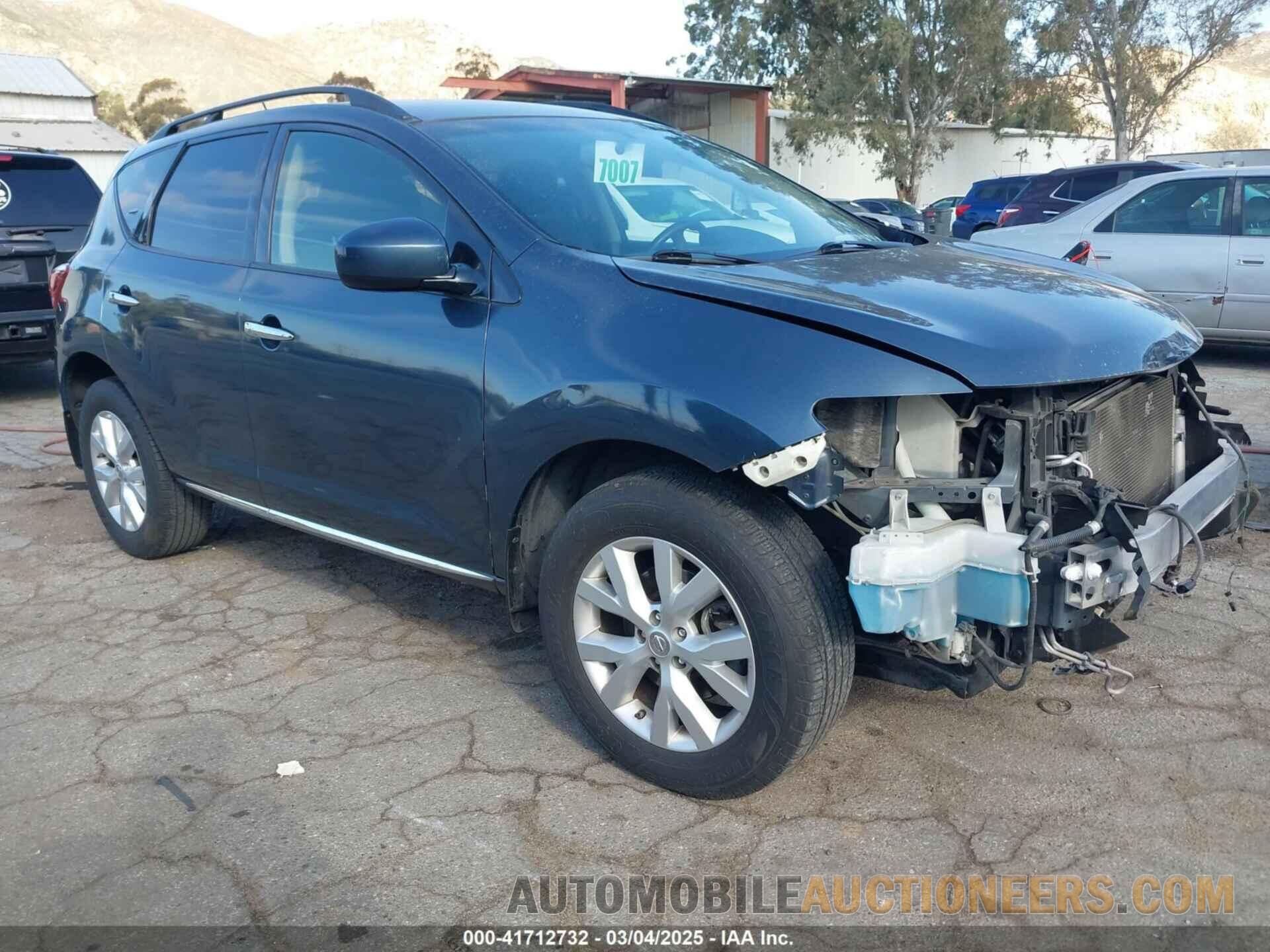 JN8AZ1MU0EW422369 NISSAN MURANO 2014