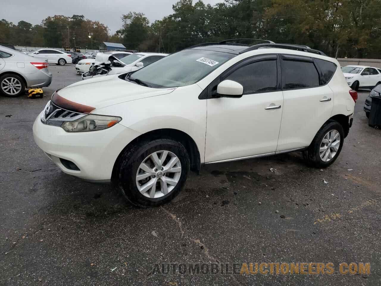 JN8AZ1MU1CW105505 NISSAN MURANO 2012