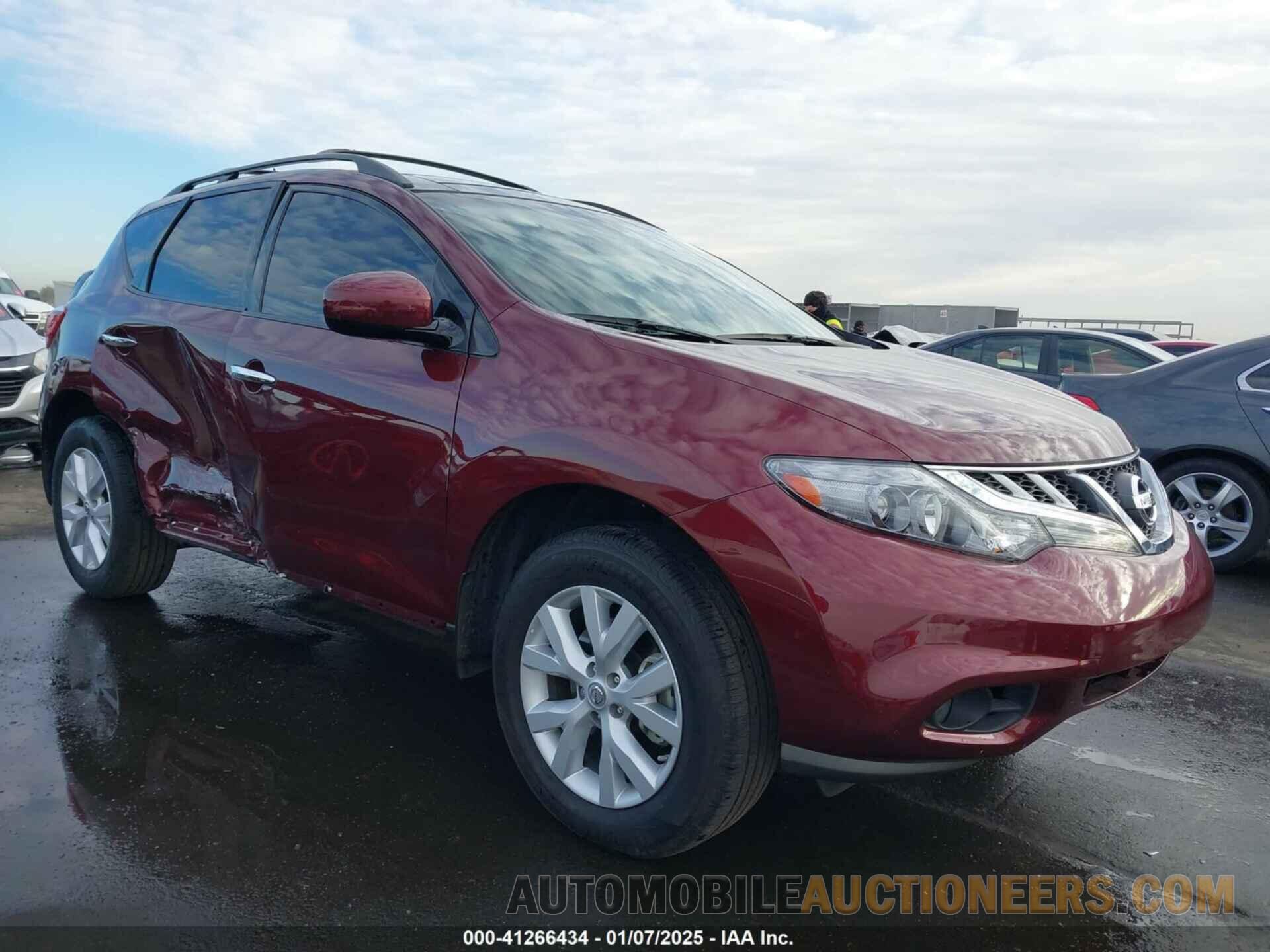 JN8AZ1MU2CW105870 NISSAN MURANO 2012