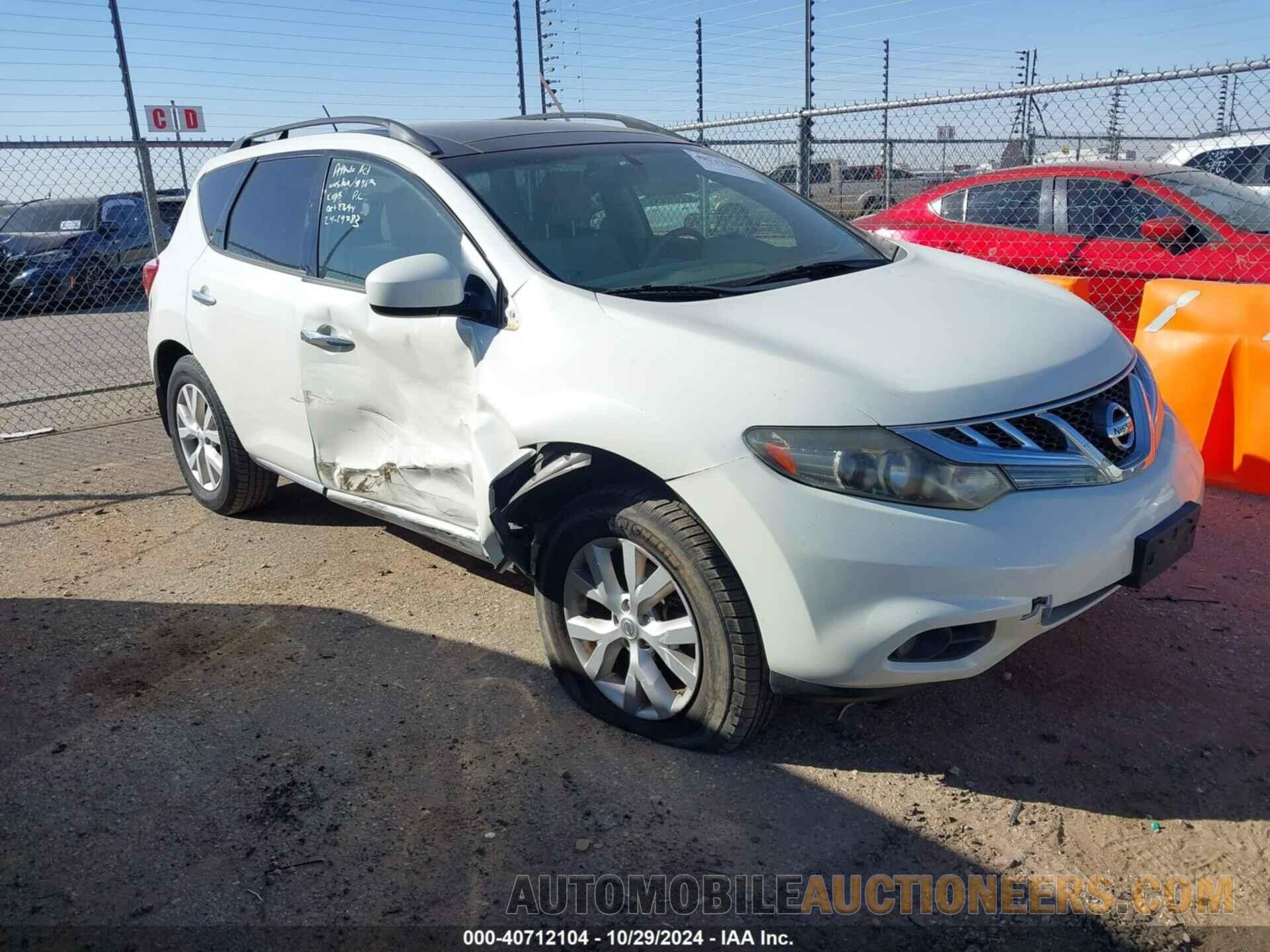 JN8AZ1MU3BW069119 NISSAN MURANO 2011