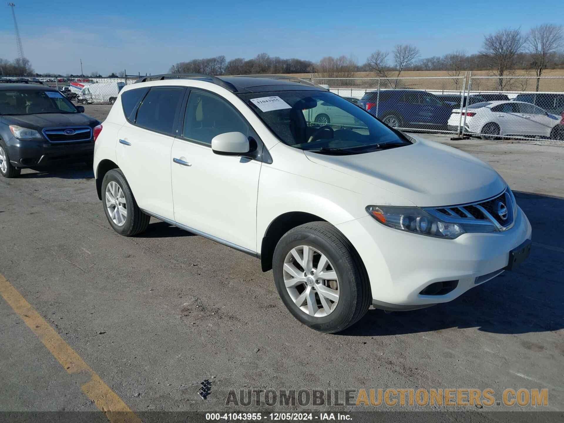 JN8AZ1MU3EW403248 NISSAN MURANO 2014