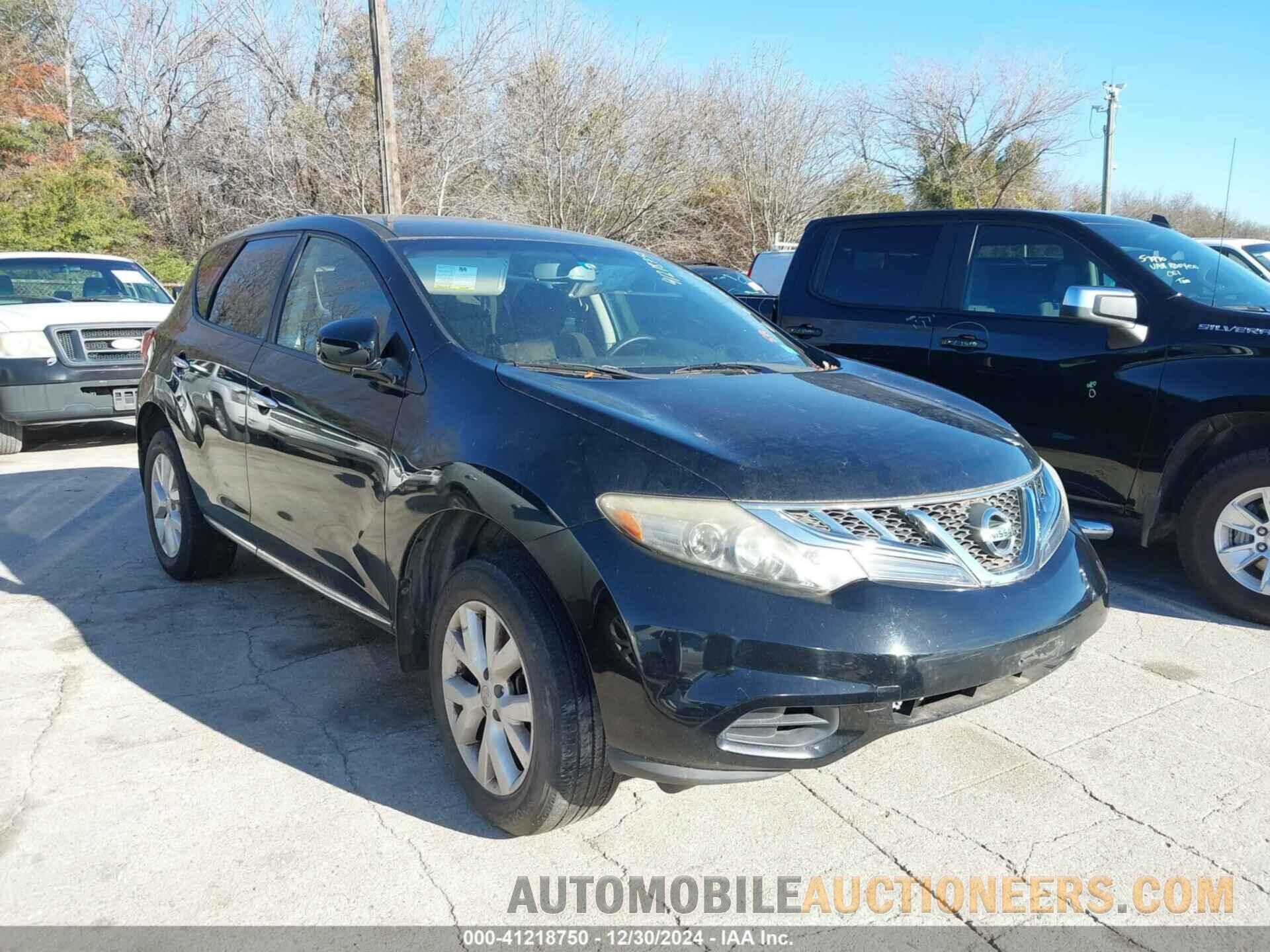 JN8AZ1MU4CW116417 NISSAN MURANO 2012