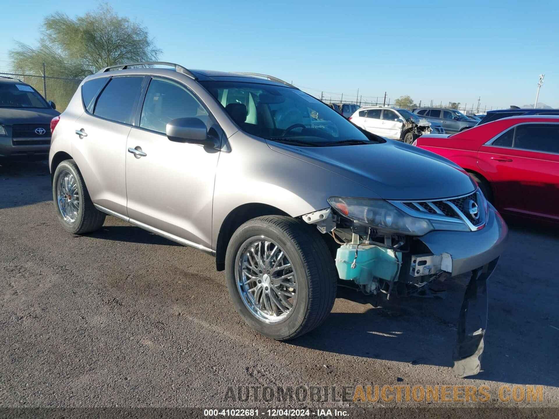 JN8AZ1MU5BW053682 NISSAN MURANO 2011