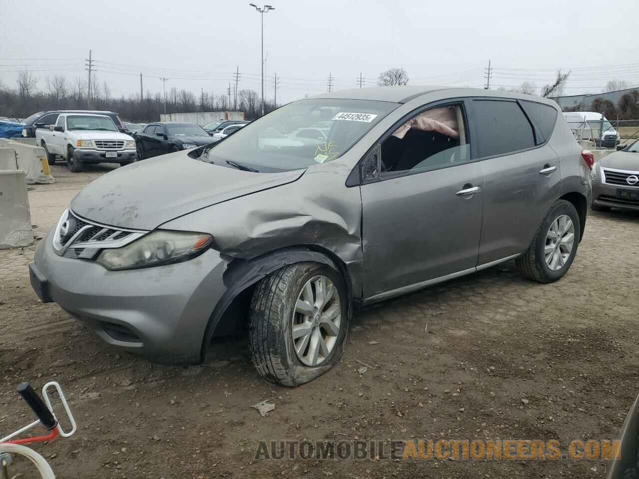 JN8AZ1MU5CW107564 NISSAN MURANO 2012