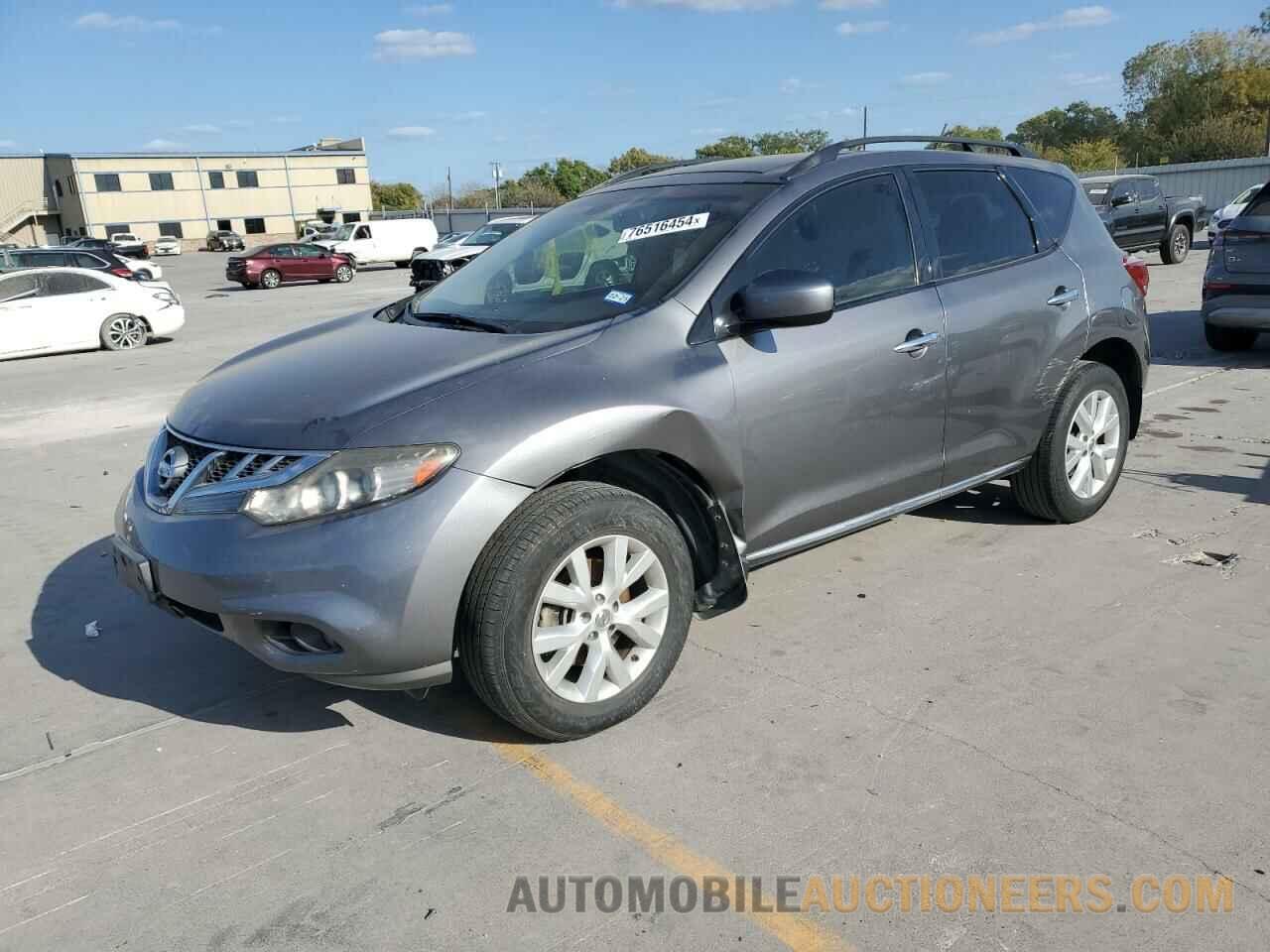 JN8AZ1MU5DW204121 NISSAN MURANO 2013