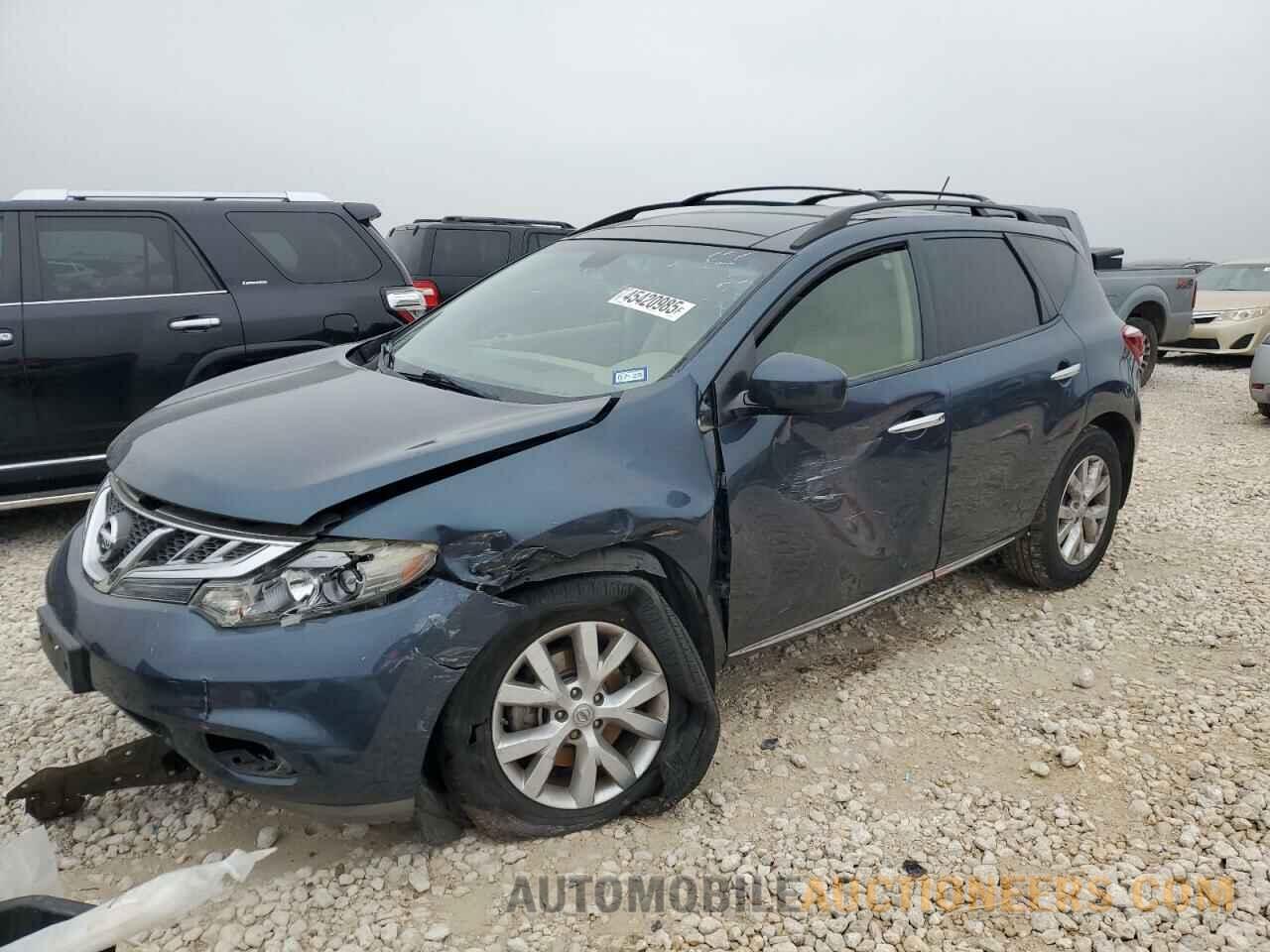 JN8AZ1MU5DW210453 NISSAN MURANO 2013