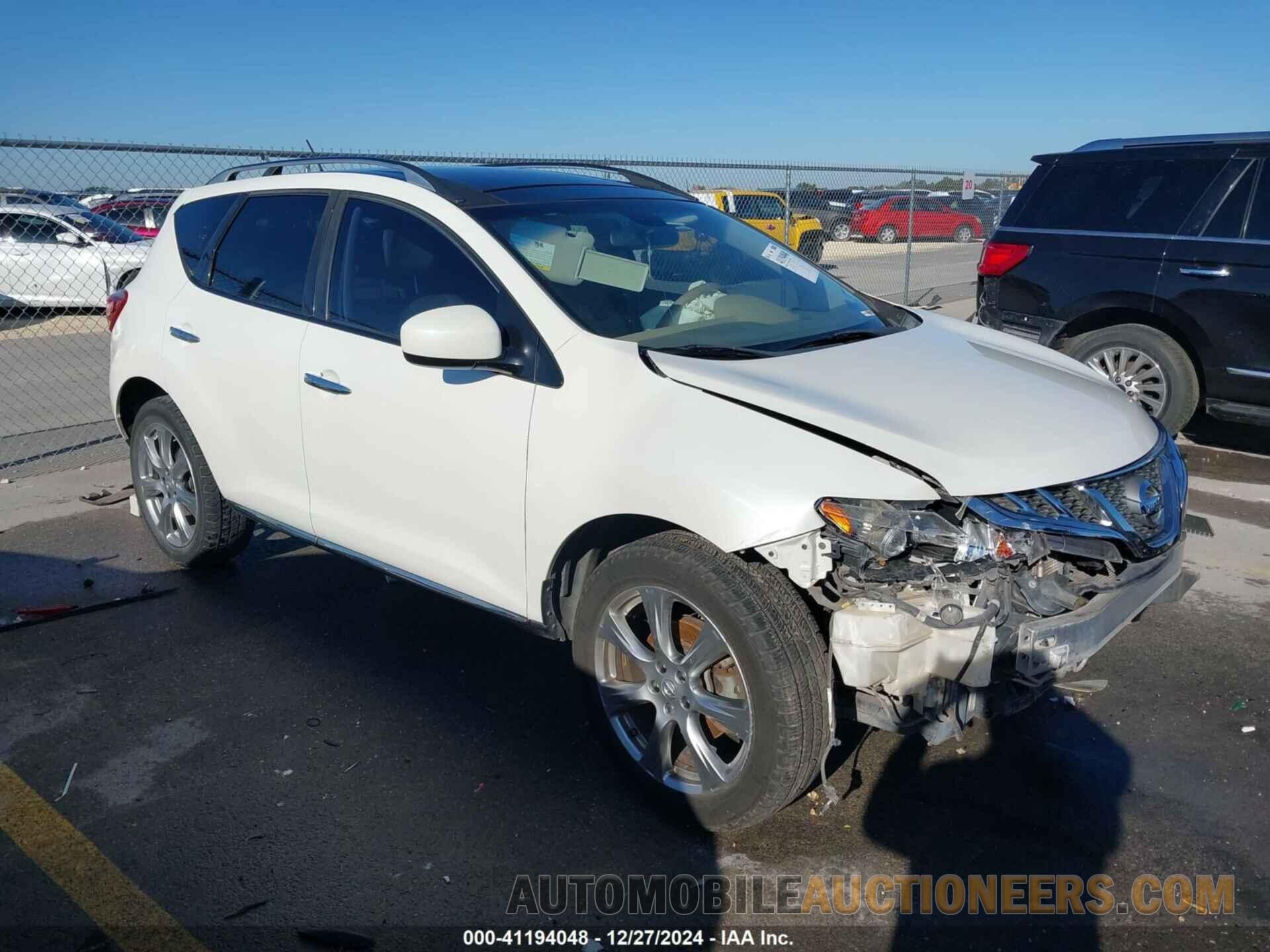 JN8AZ1MU5EW403204 NISSAN MURANO 2014