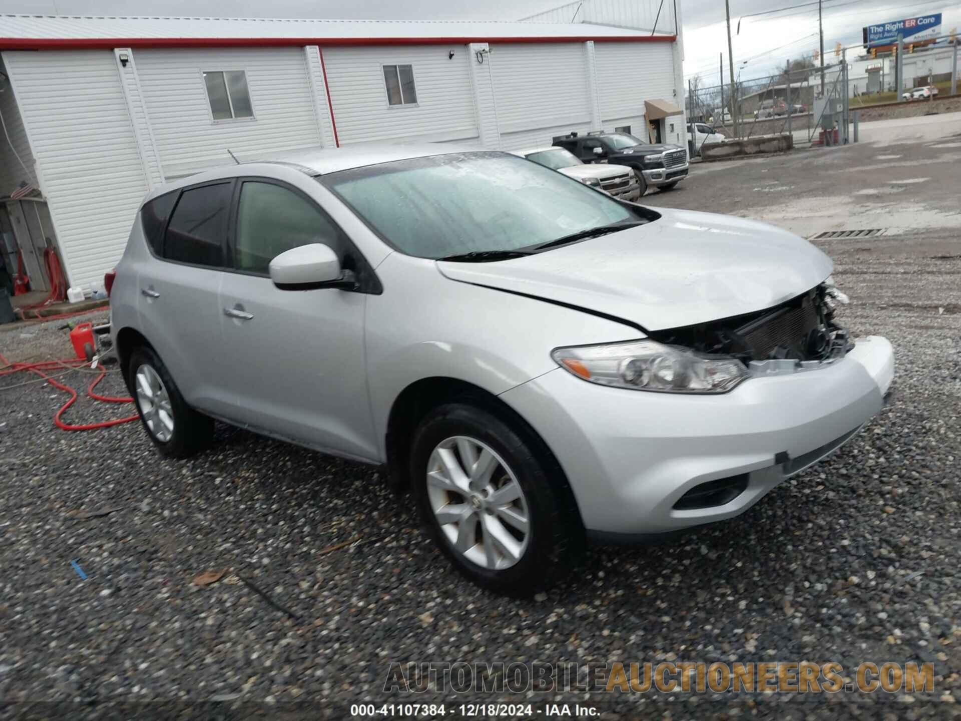 JN8AZ1MU5EW412274 NISSAN MURANO 2014