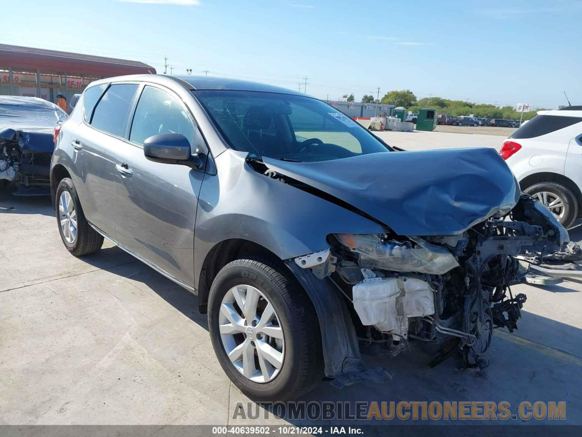 JN8AZ1MU5EW415384 NISSAN MURANO 2014