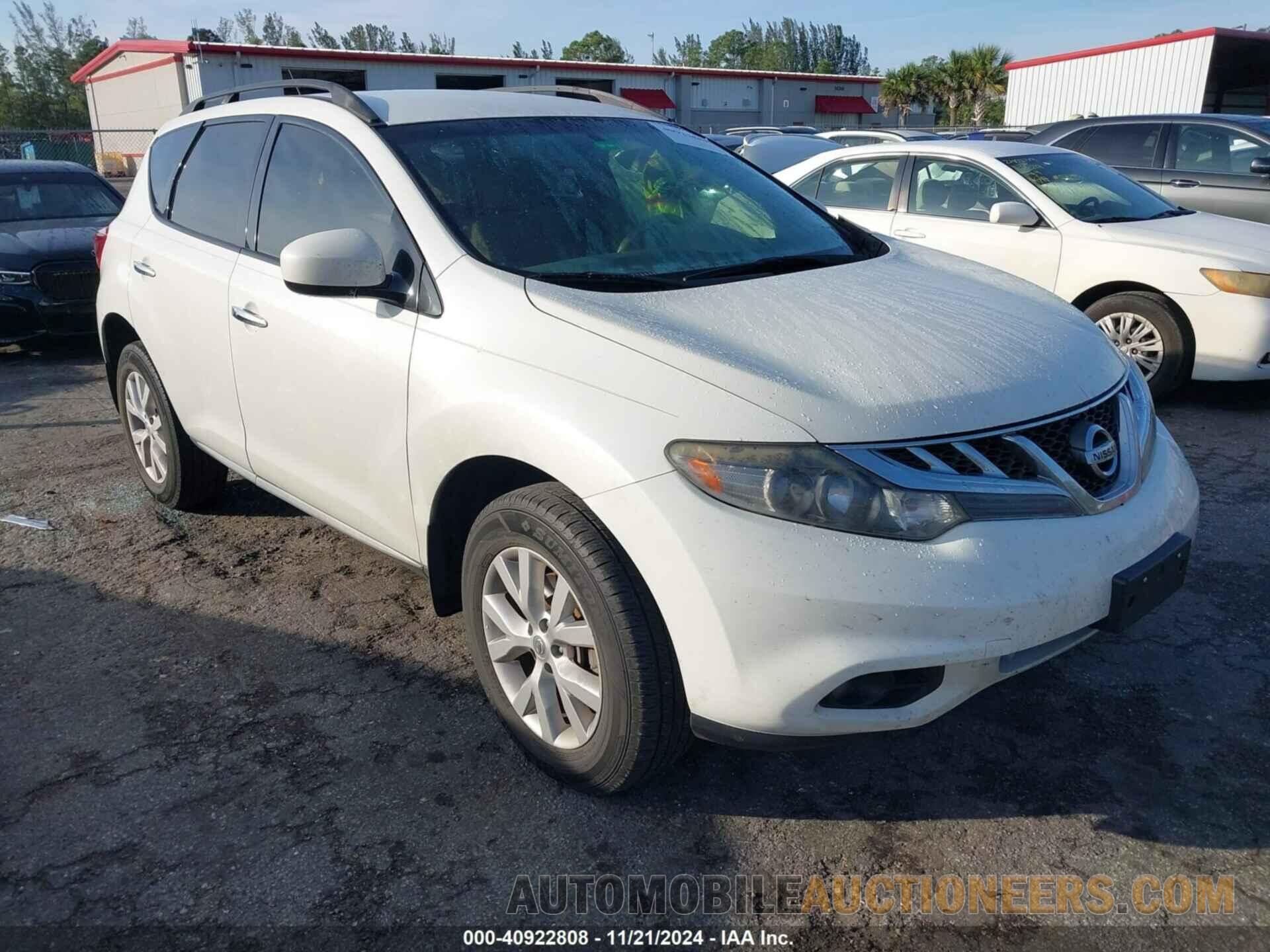 JN8AZ1MU5EW419726 NISSAN MURANO 2014