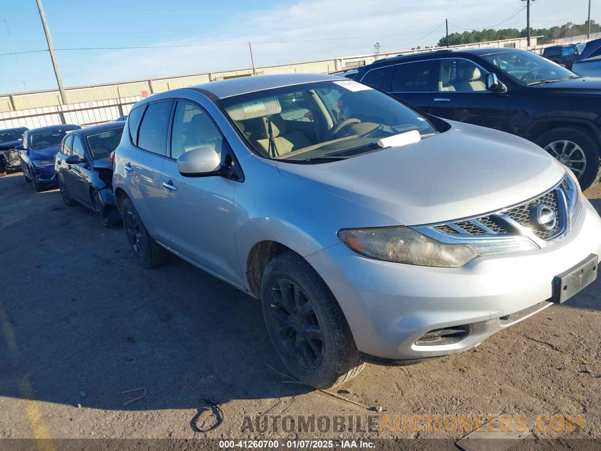 JN8AZ1MU6CW114538 NISSAN MURANO 2012