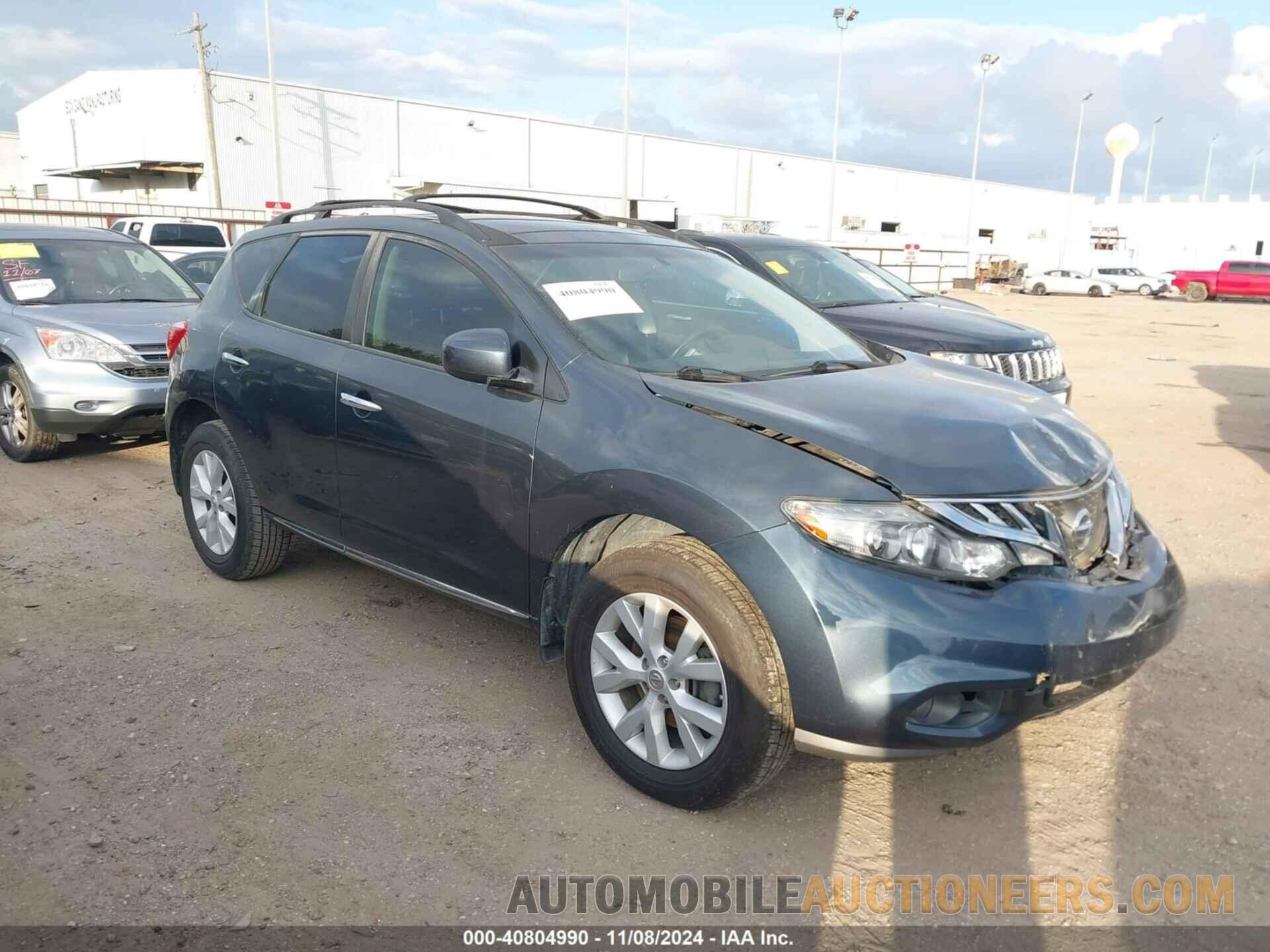 JN8AZ1MU7CW107145 NISSAN MURANO 2012