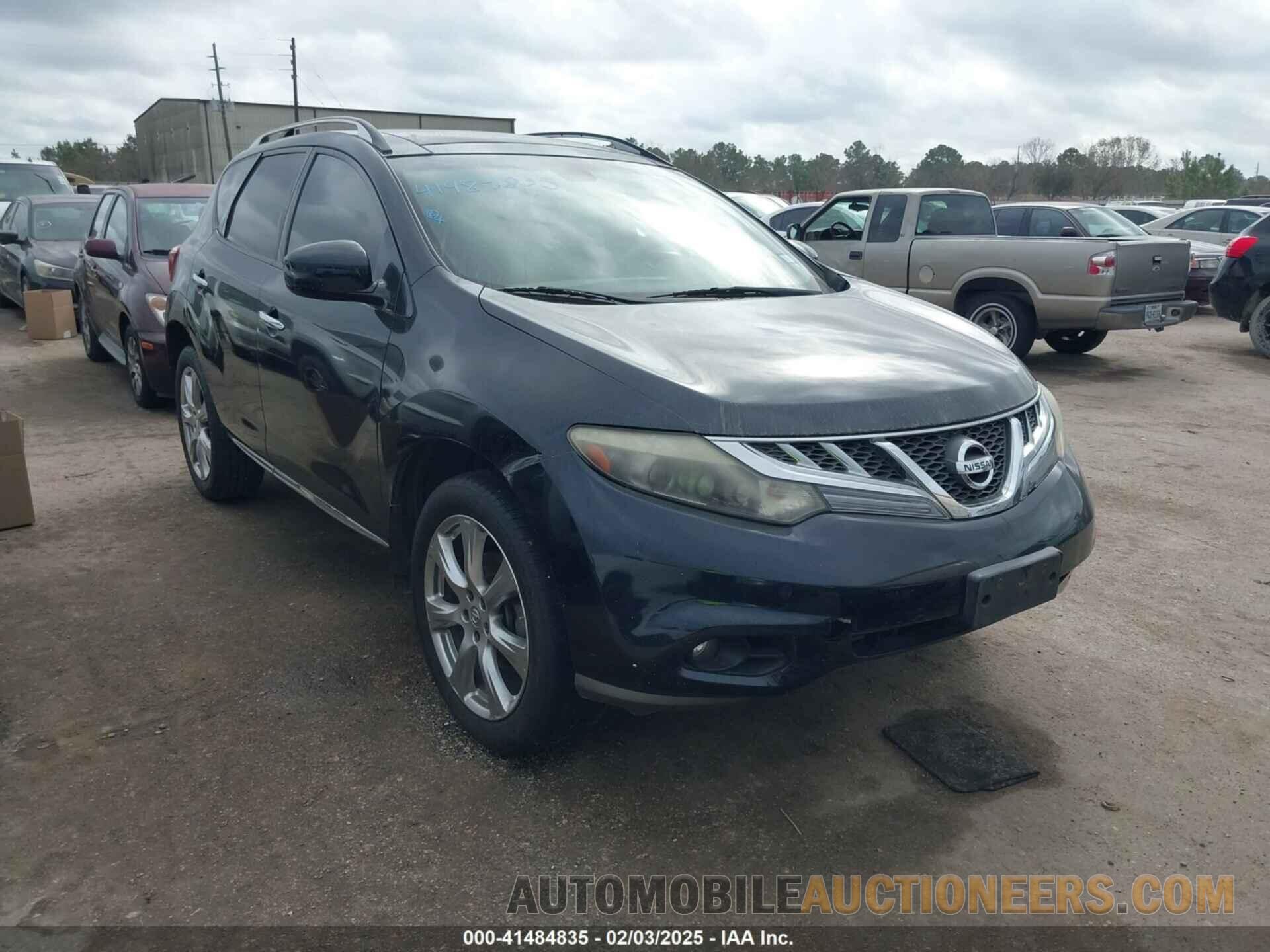 JN8AZ1MU7DW206159 NISSAN MURANO 2013