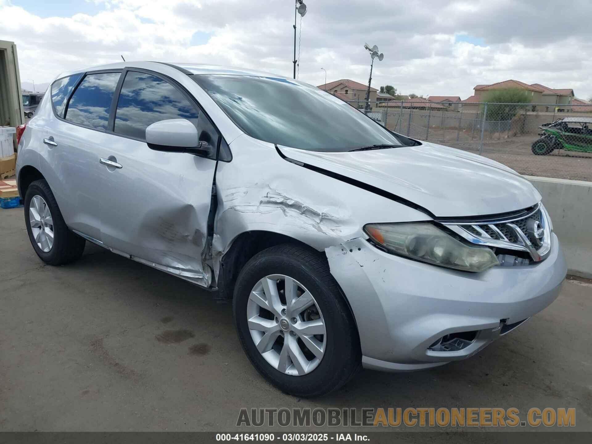 JN8AZ1MU7DW214293 NISSAN MURANO 2013