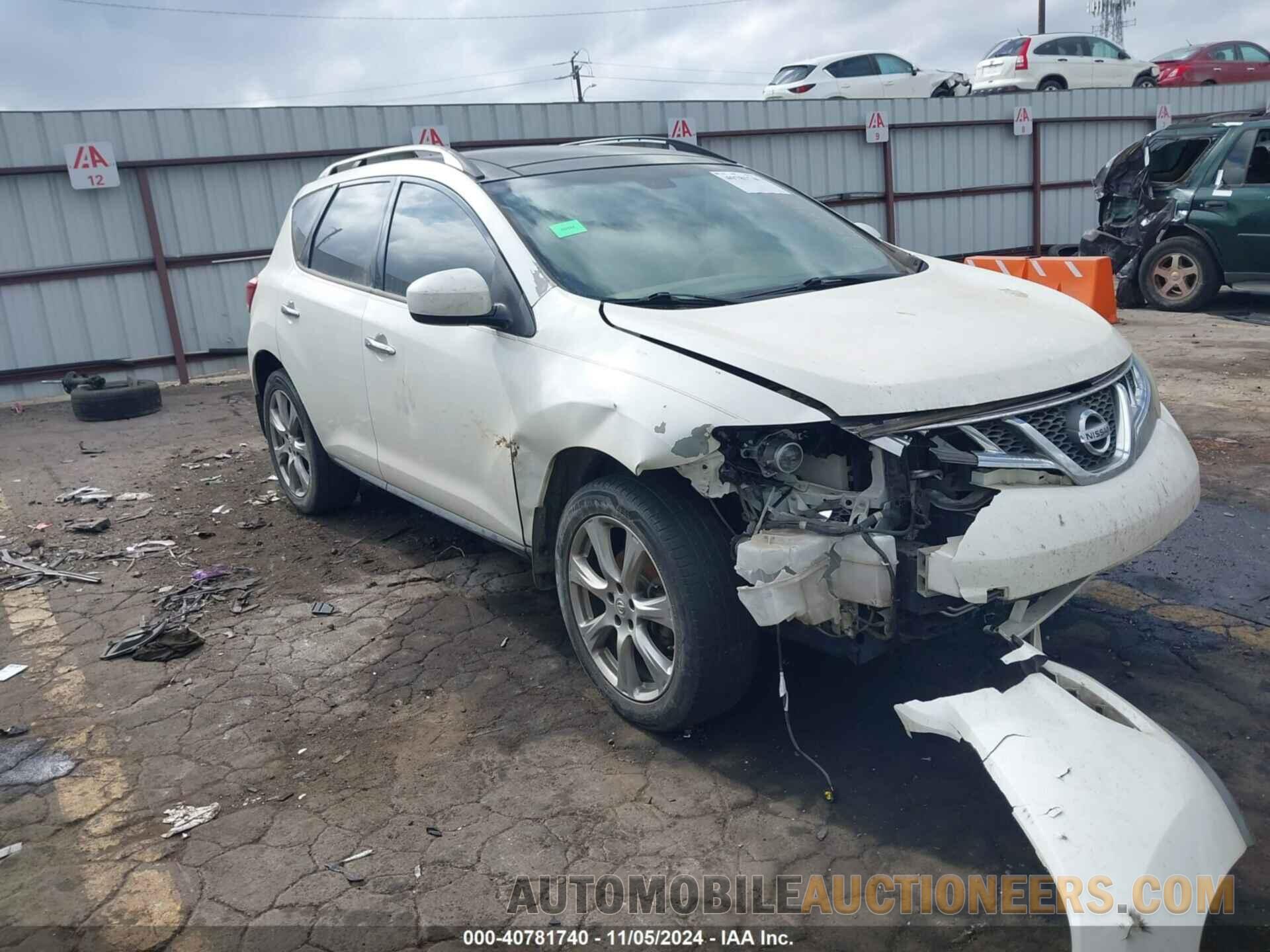 JN8AZ1MU7EW404693 NISSAN MURANO 2014