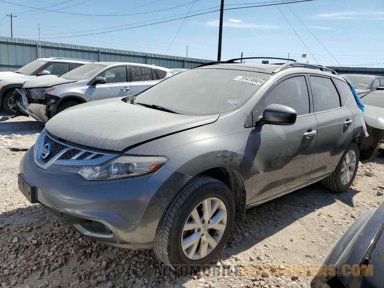 JN8AZ1MU7EW413975 NISSAN MURANO 2014