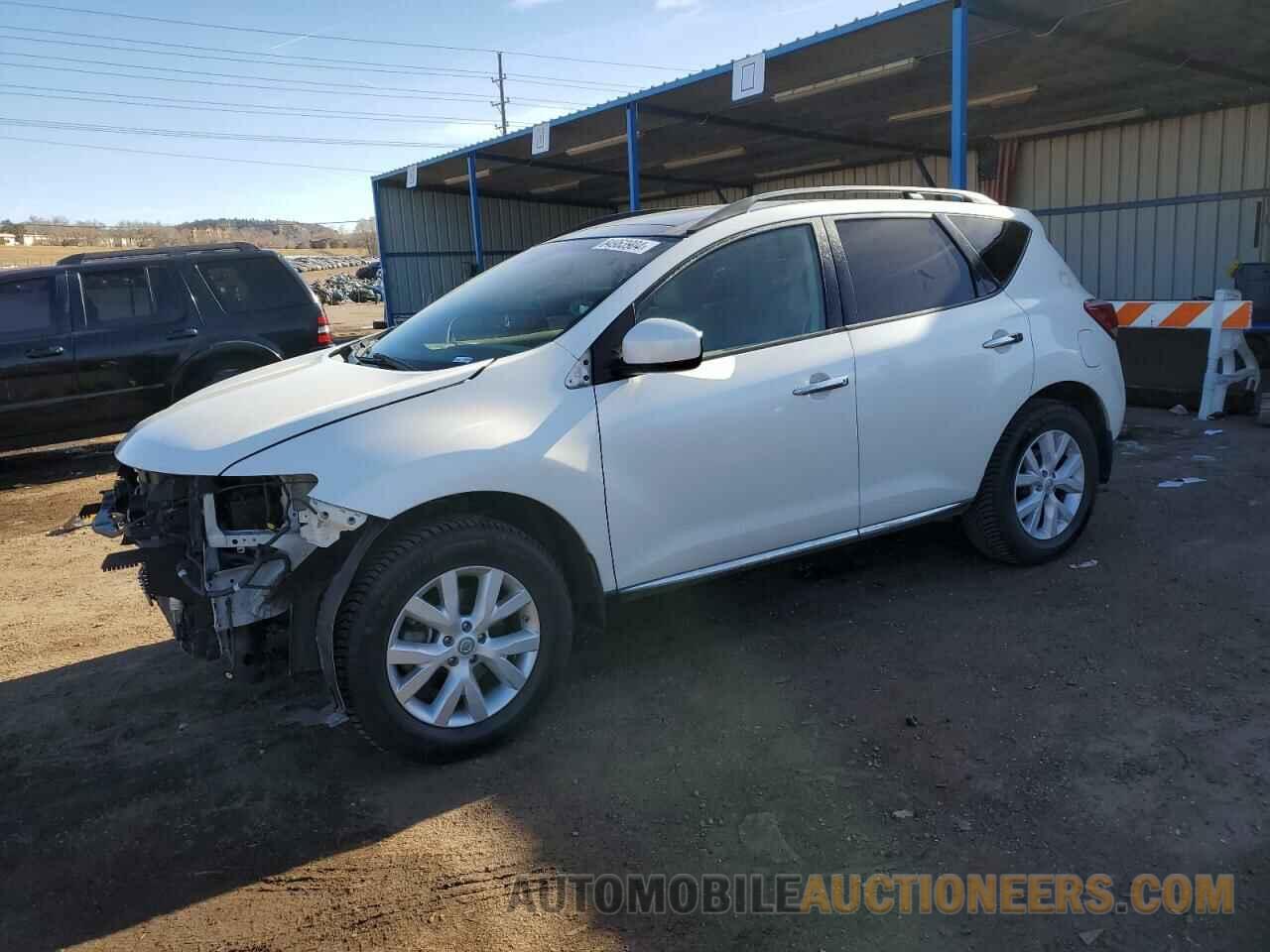 JN8AZ1MU8DW204775 NISSAN MURANO 2013