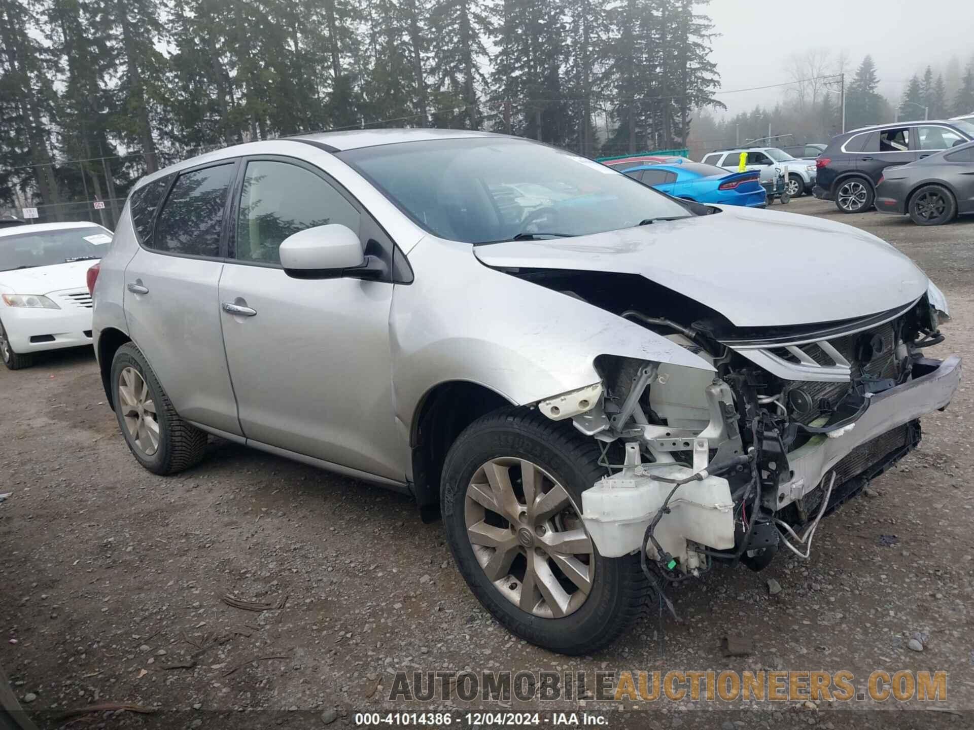 JN8AZ1MU8EW412446 NISSAN MURANO 2014