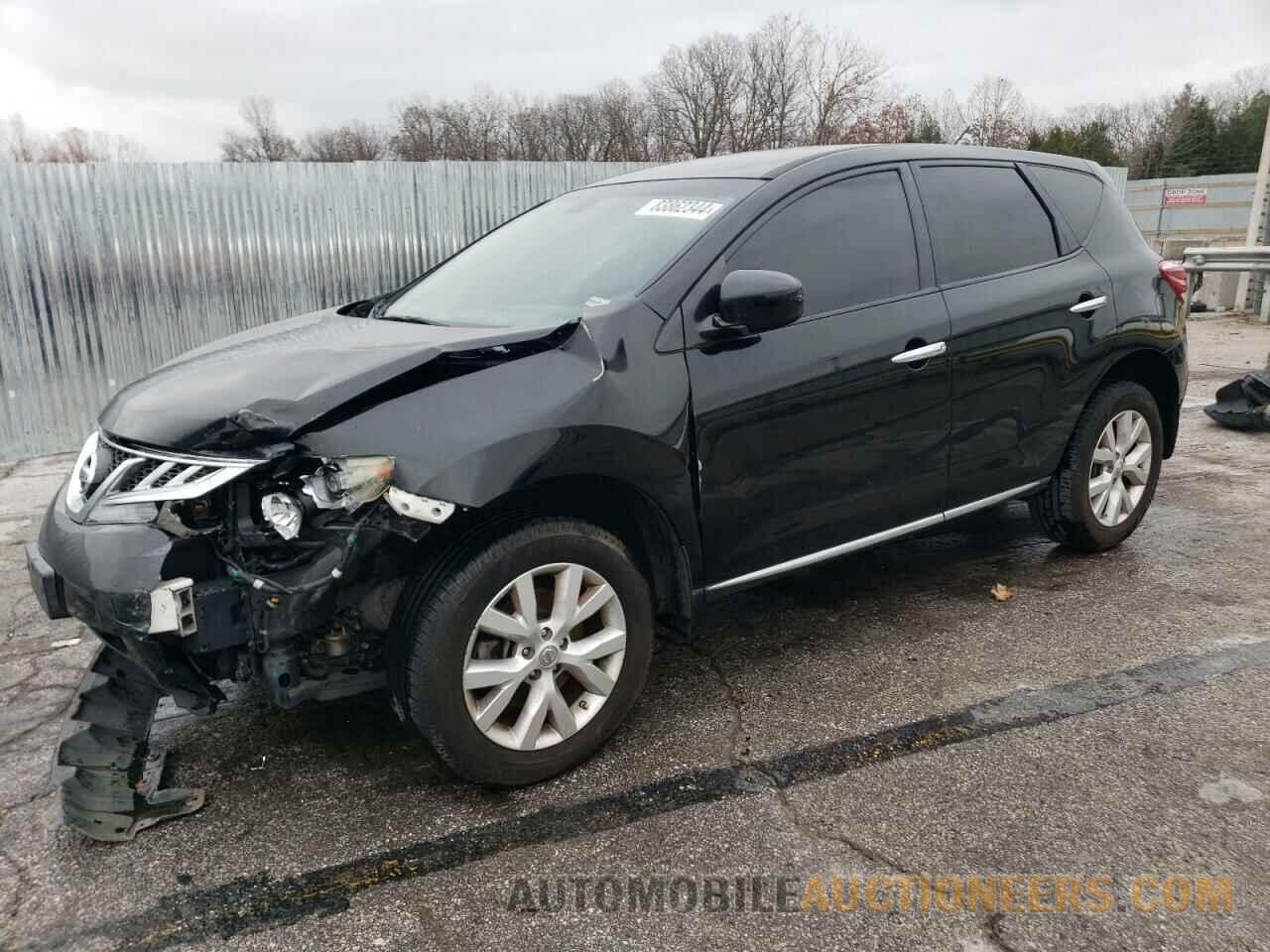 JN8AZ1MU9DW210746 NISSAN MURANO 2013