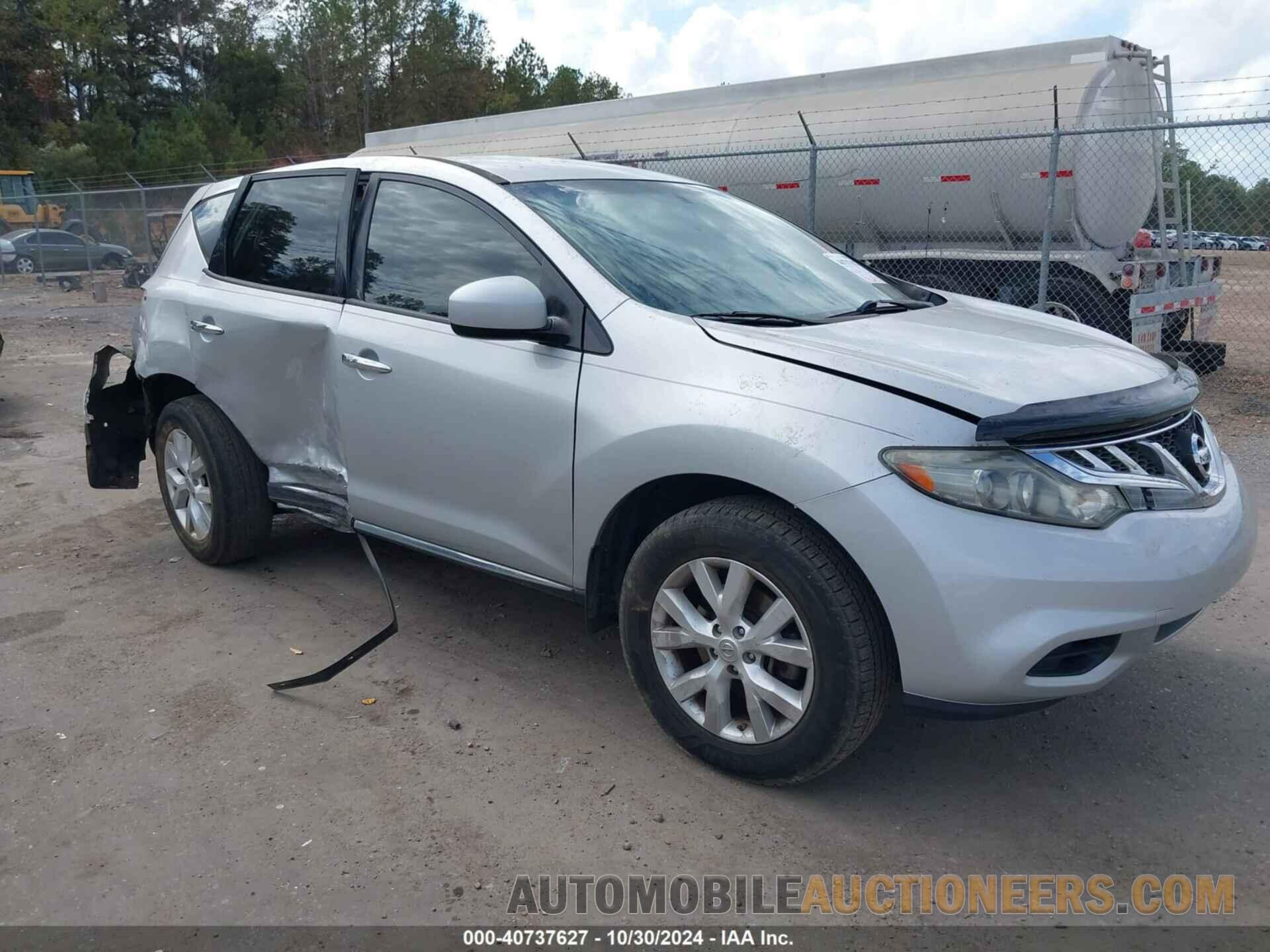 JN8AZ1MU9EW410589 NISSAN MURANO 2014