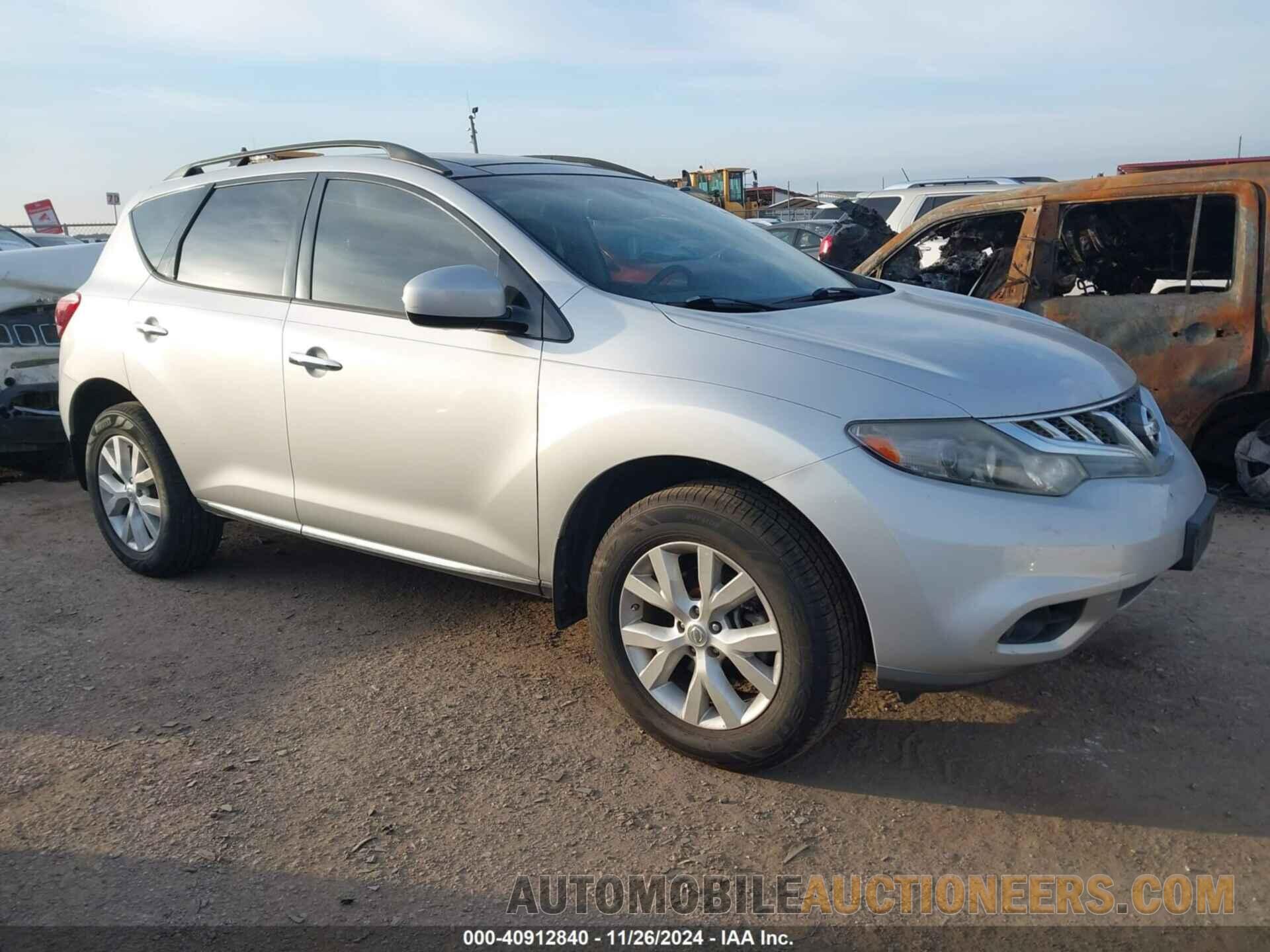 JN8AZ1MU9EW415212 NISSAN MURANO 2014